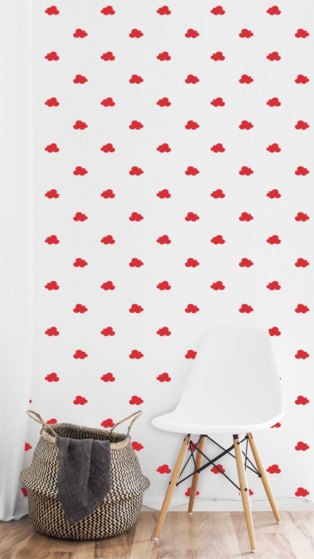 wallpaper clouds for kids room