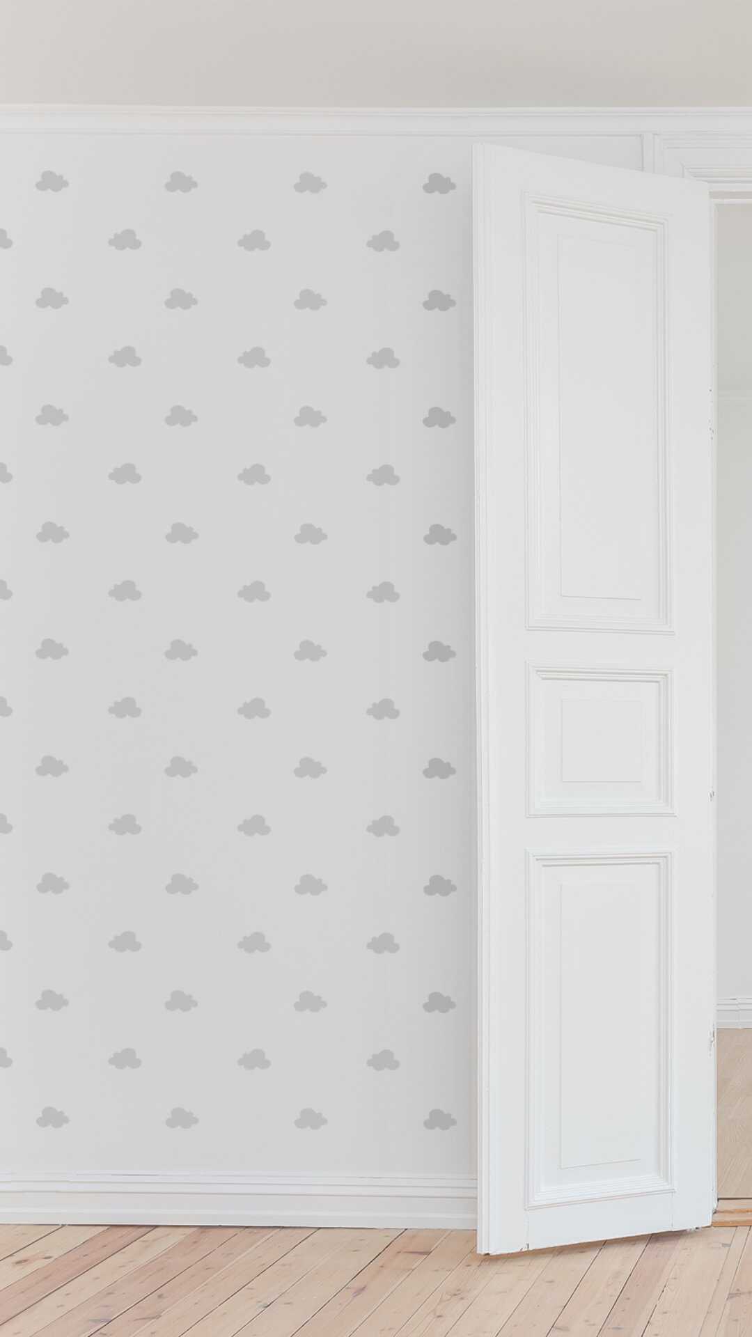 wallpaper clouds for kids room