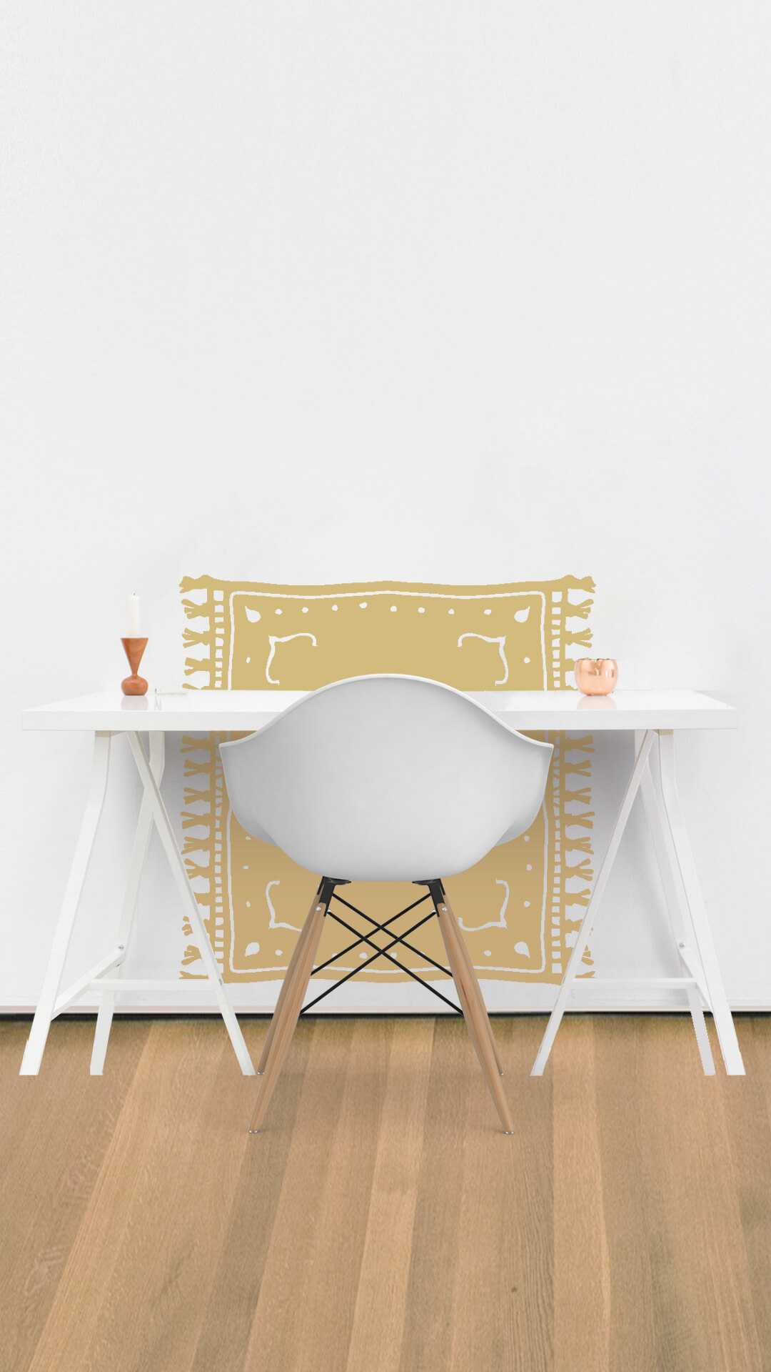 wall  desk protector