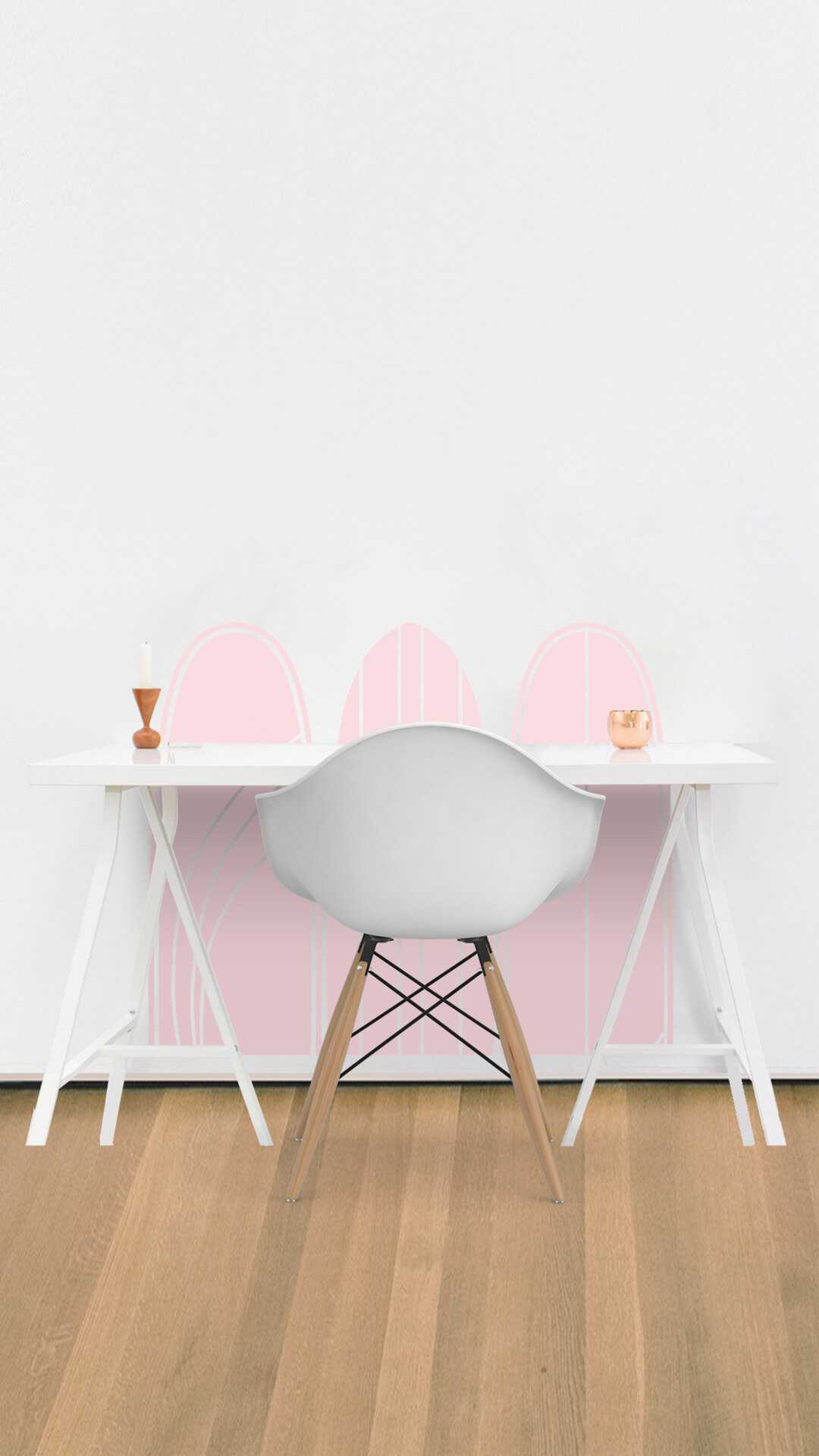 wall desk protector office