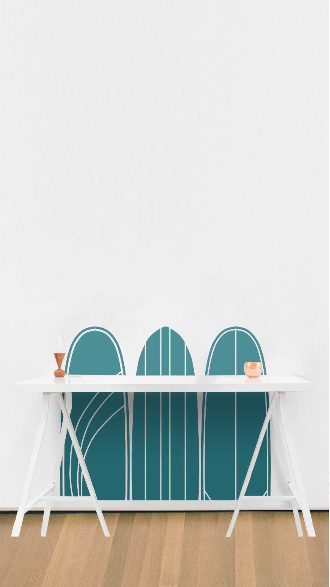 wall desk protector office