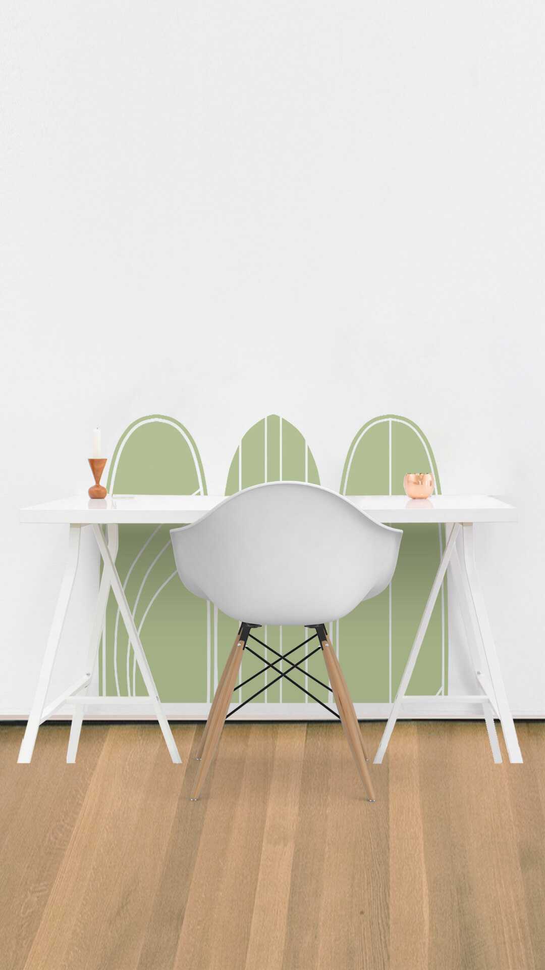 wall desk protector office