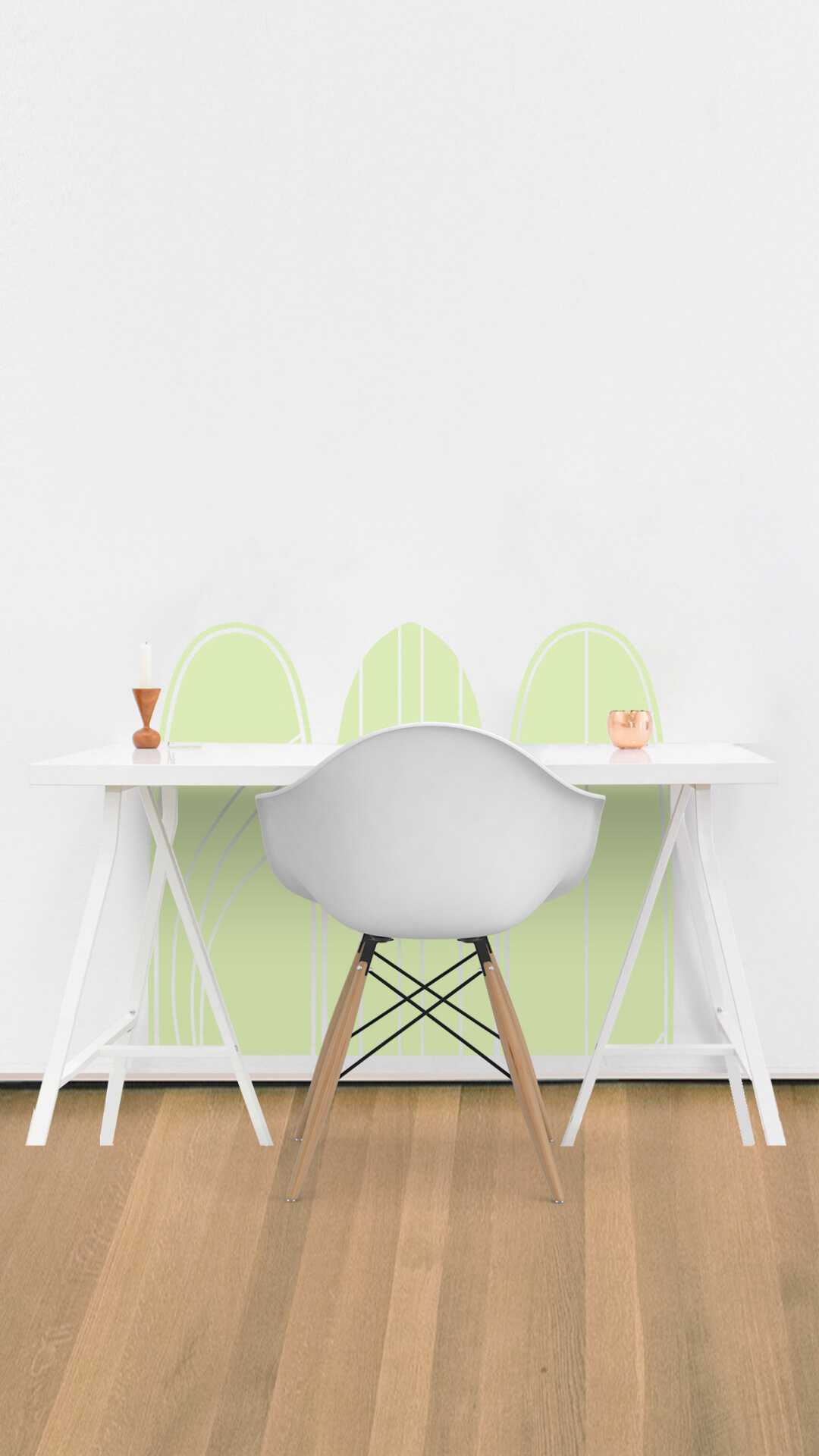 wall desk protector office