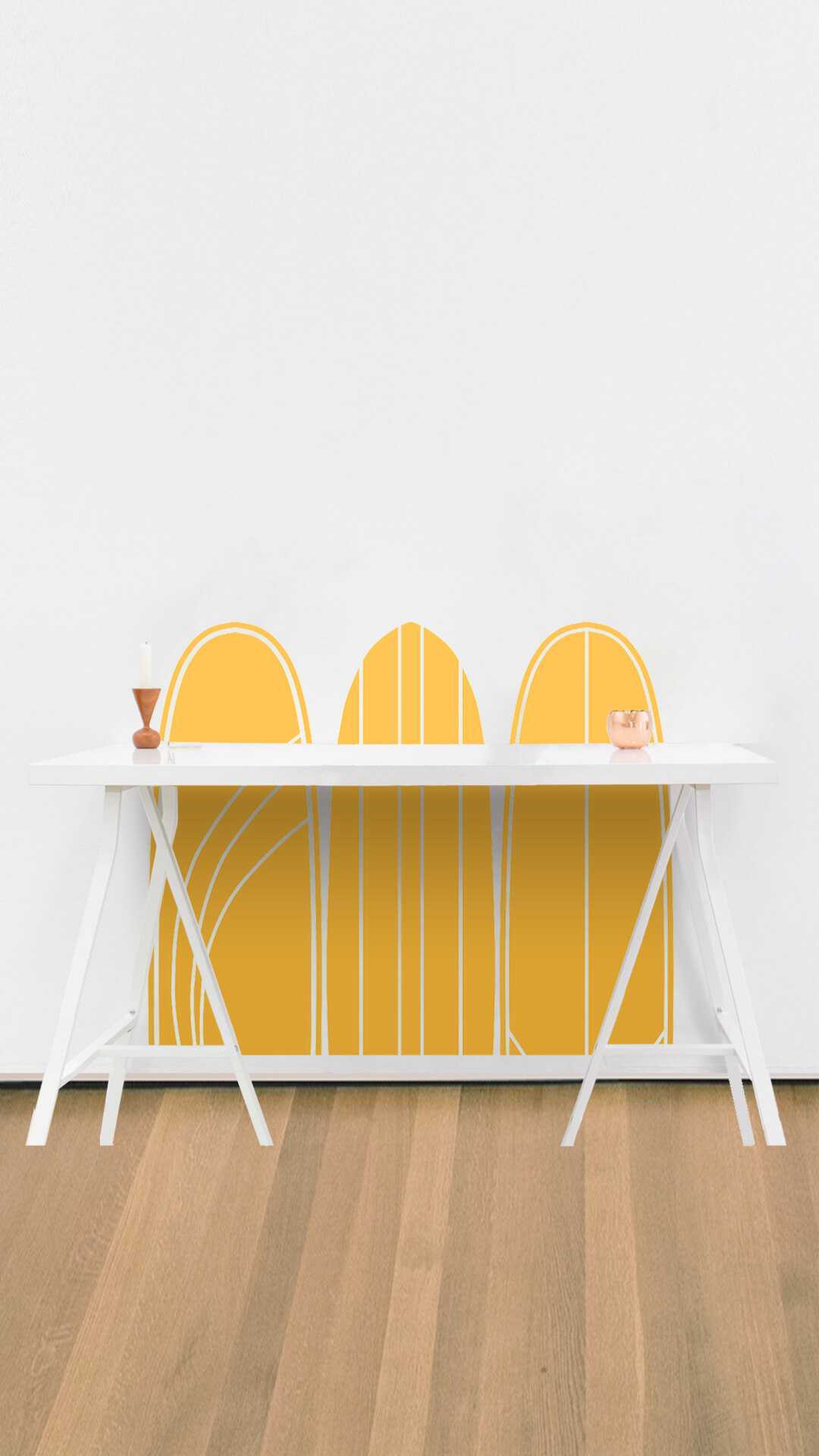 wall desk protector office