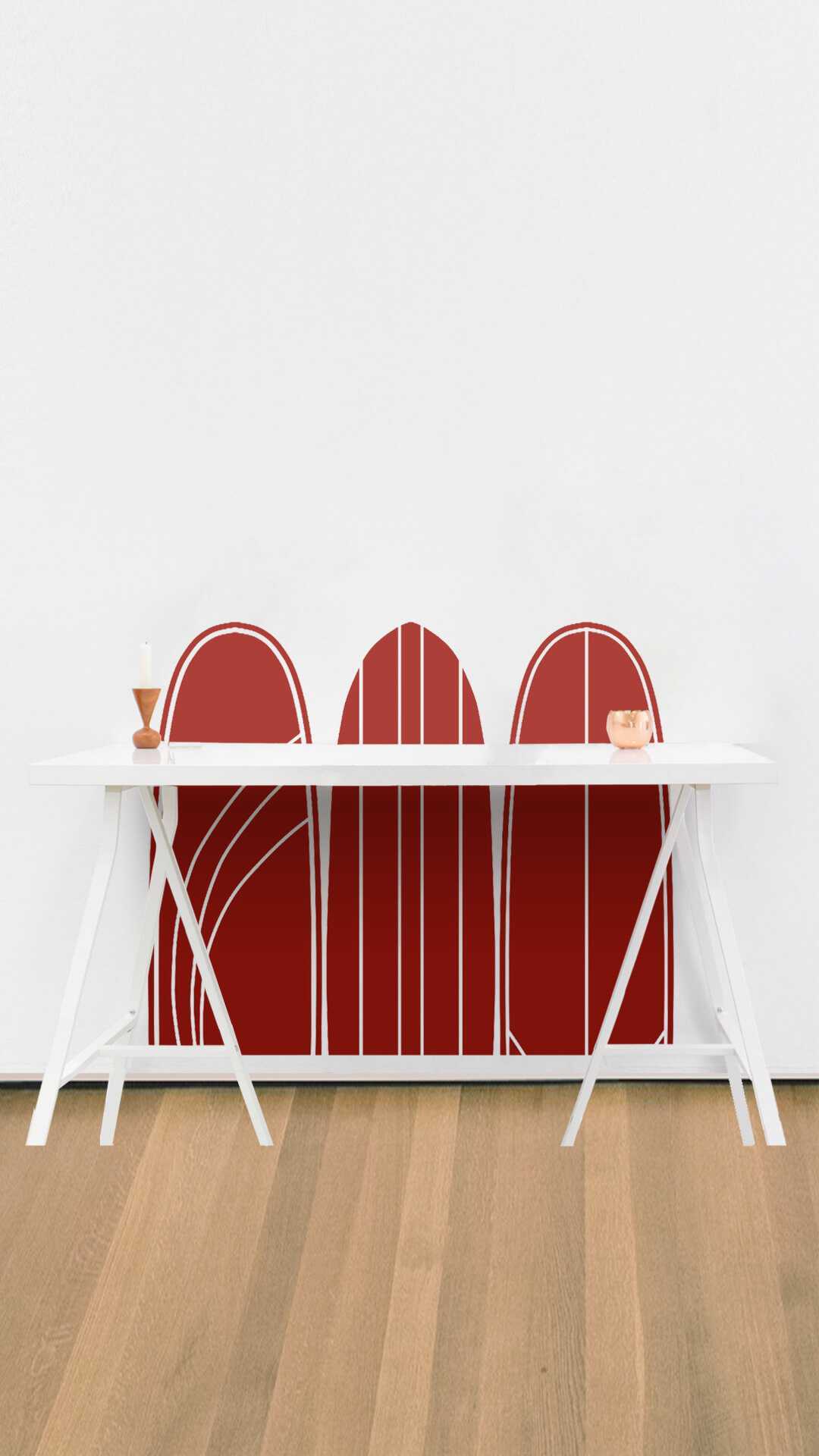 wall desk protector office