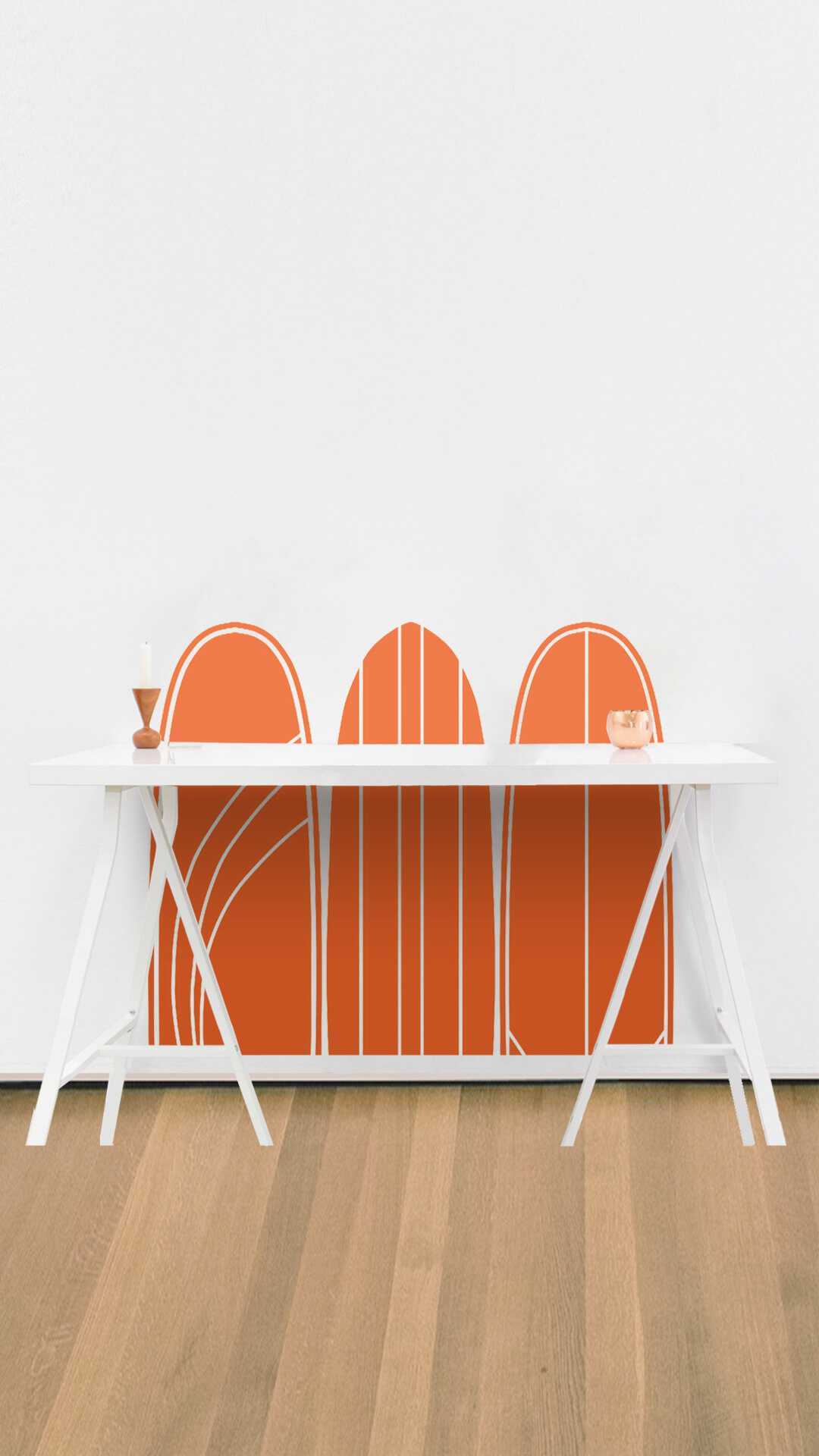 wall desk protector office