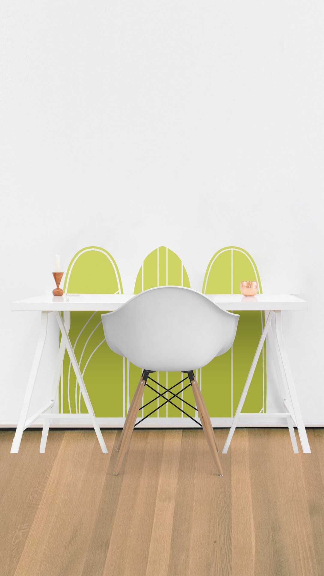 wall desk protector office