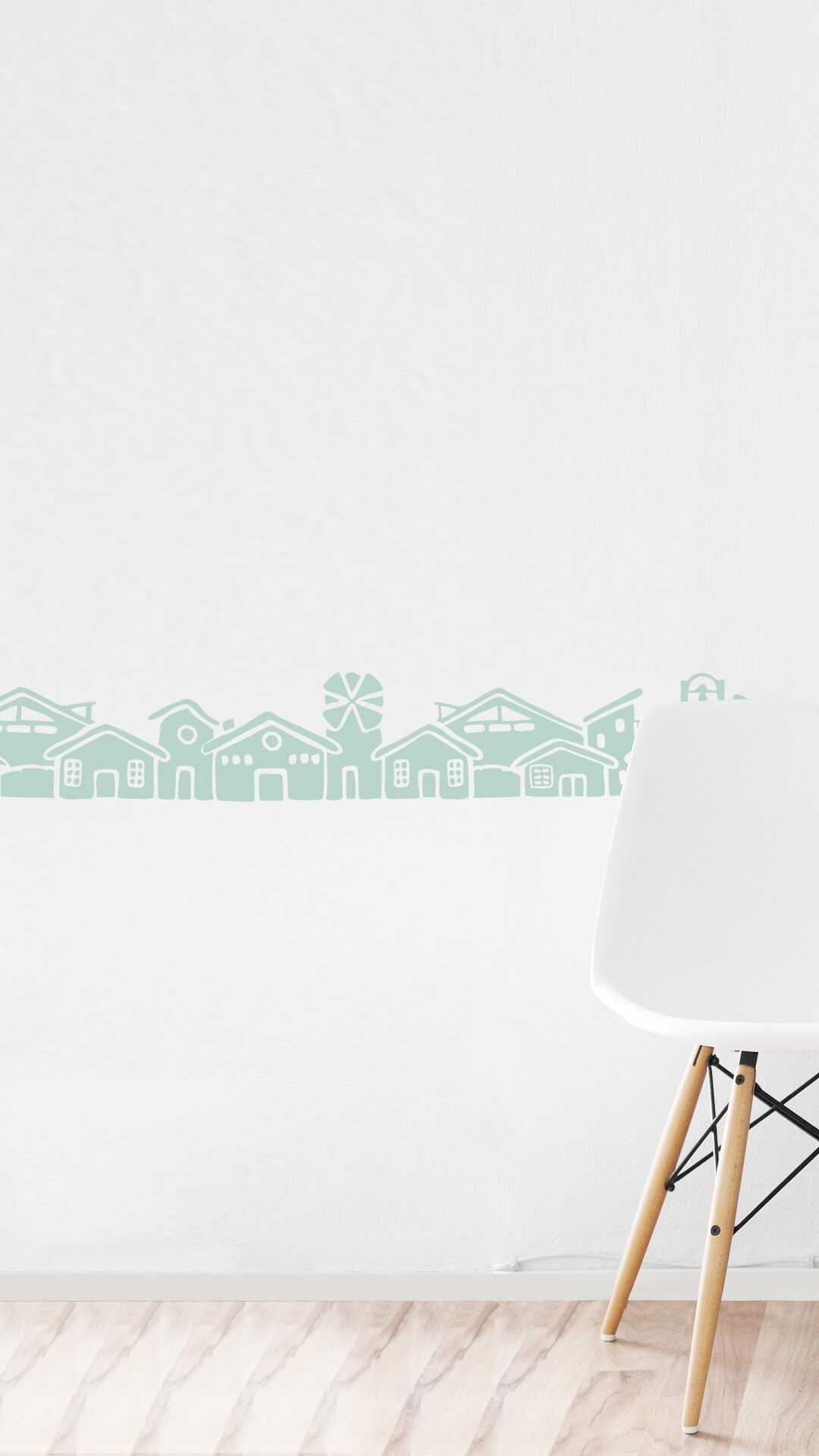 frieze decal village