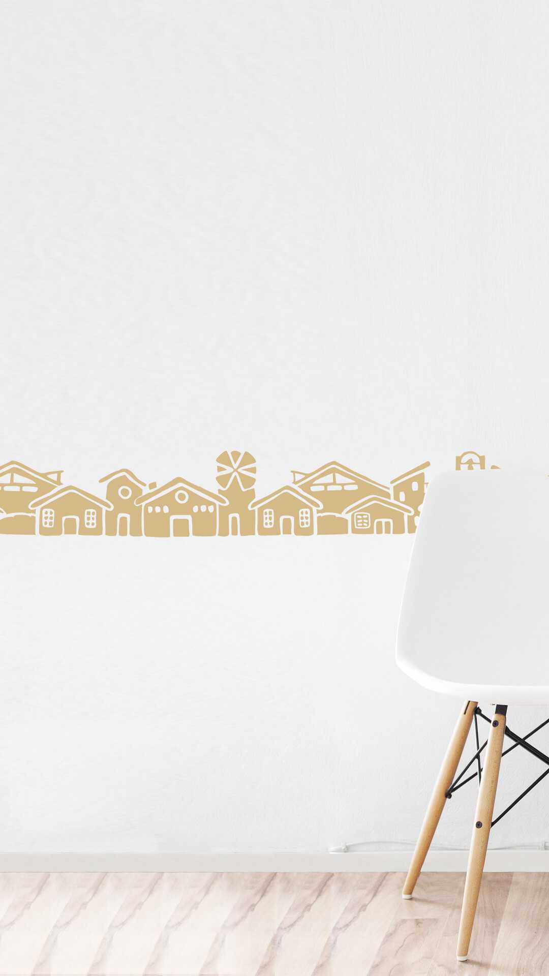 frieze decal village