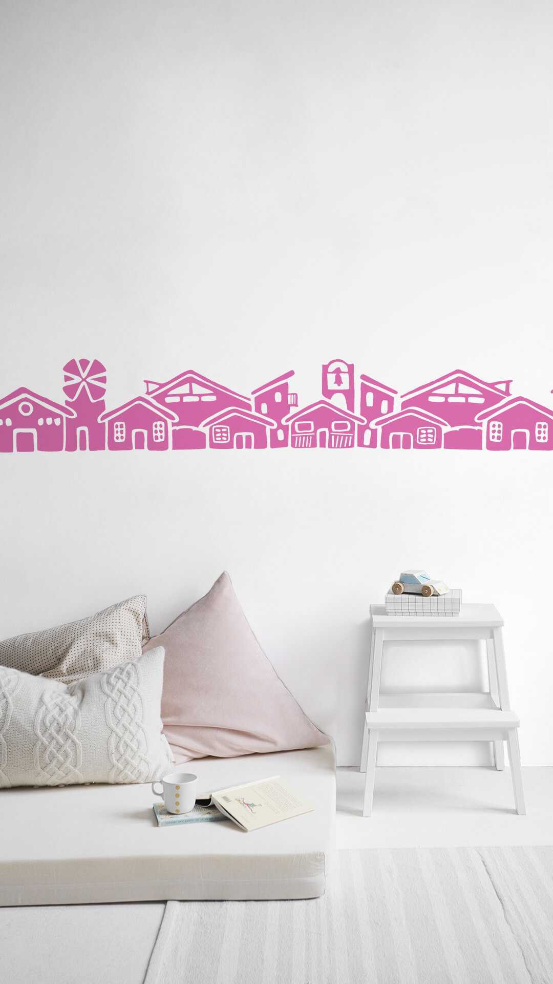 frieze decal village