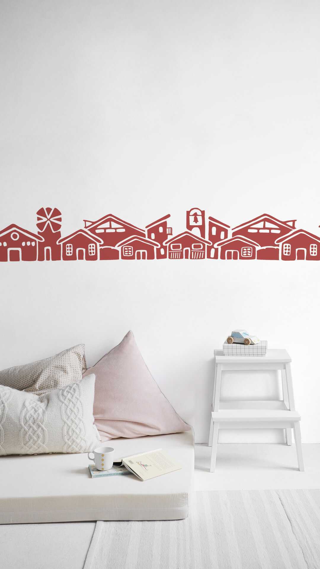 frieze decal village