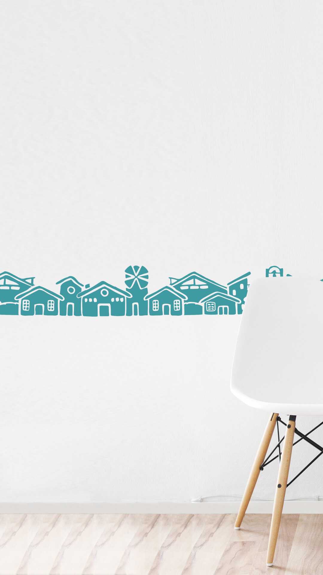 frieze decal village