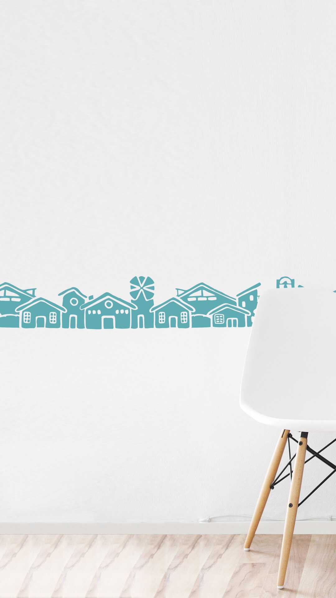 frieze decal village