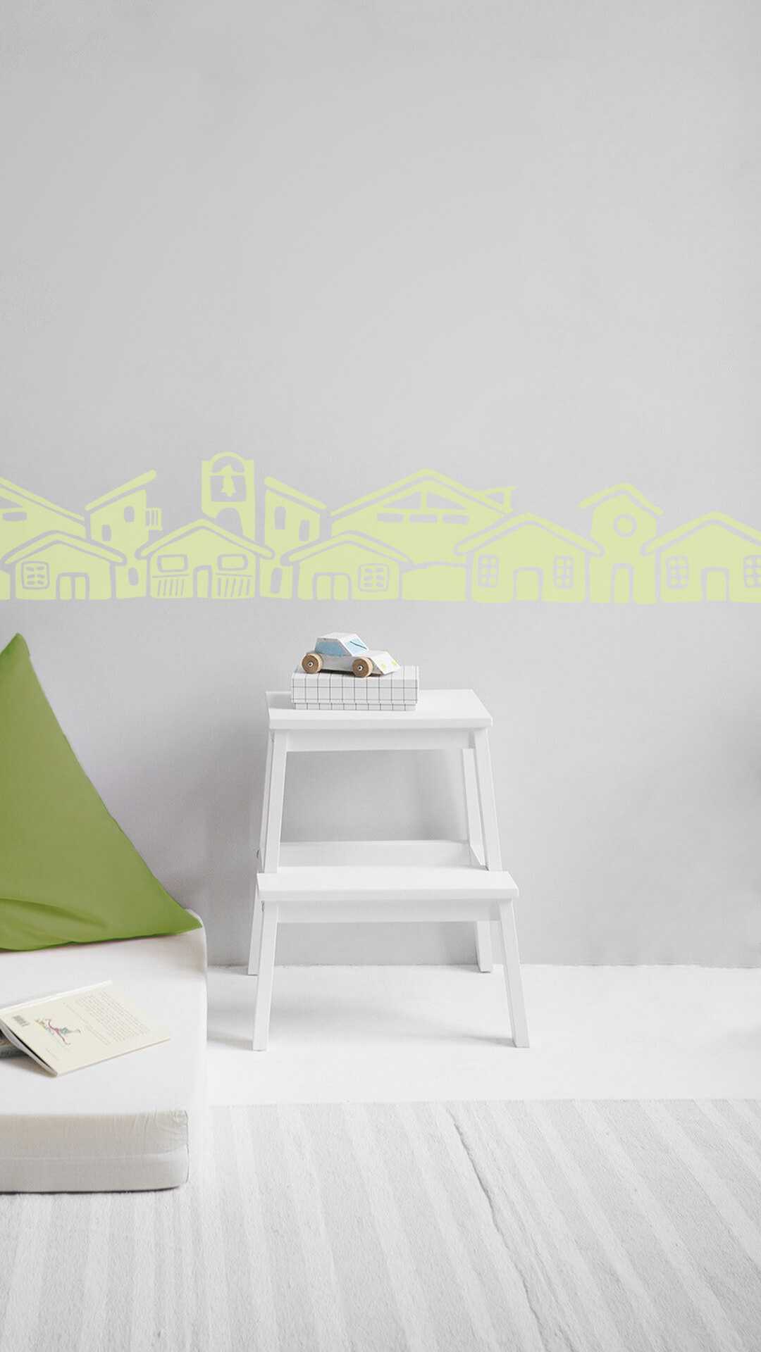 frieze decal village