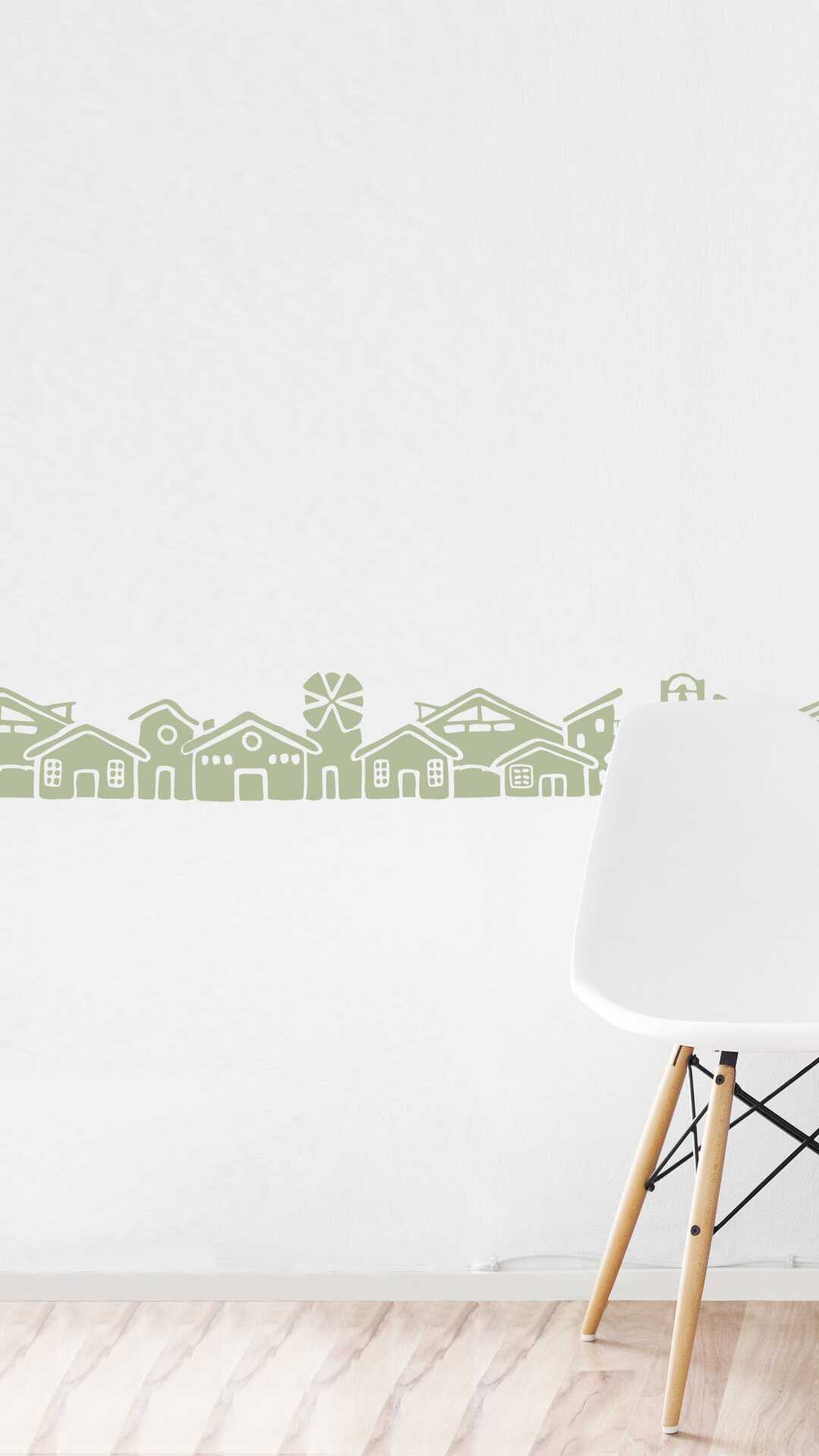 frieze decal village