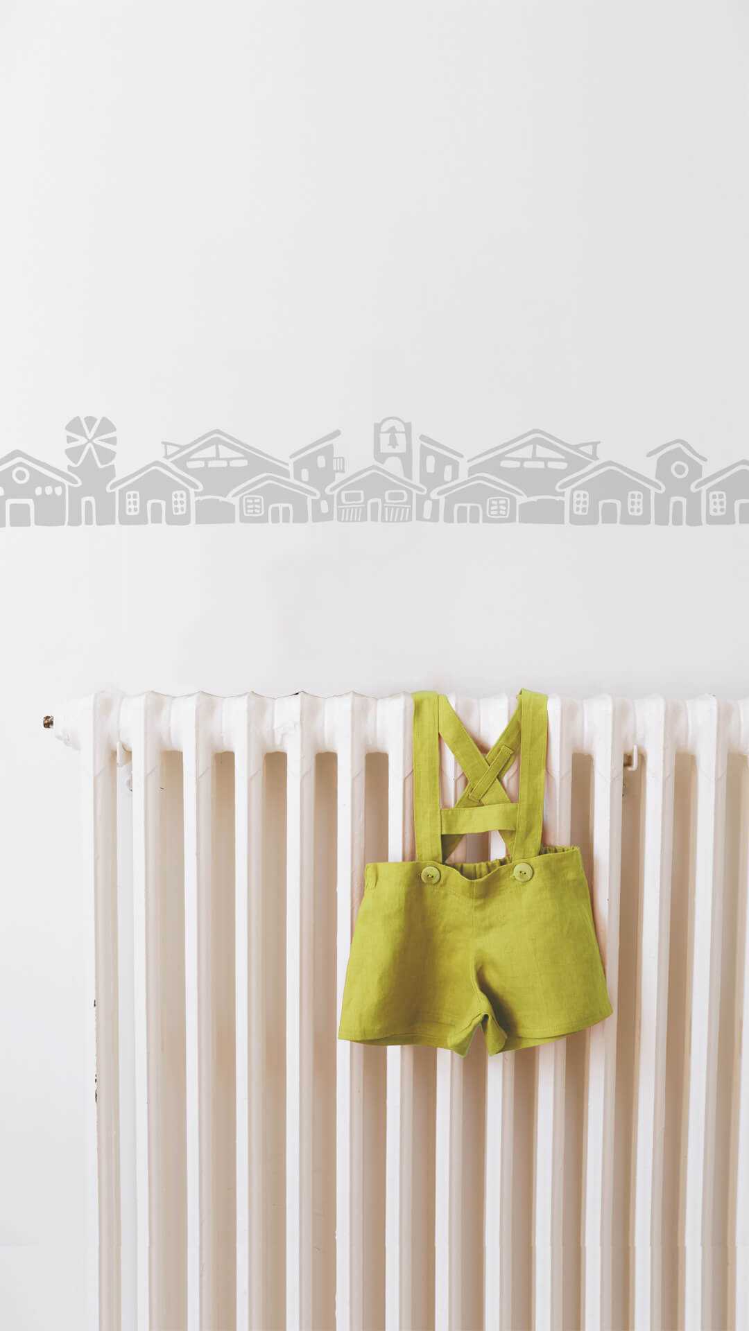 frieze decal village