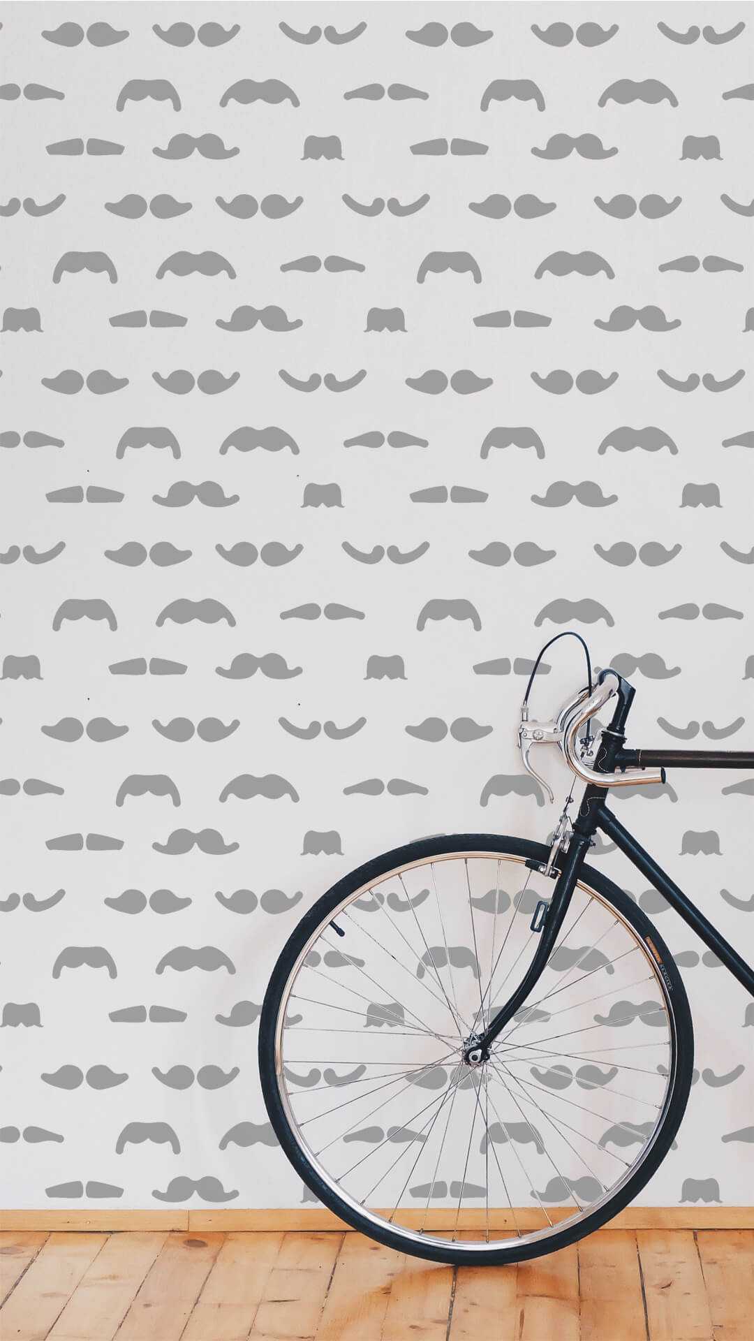 Wallpaper for men, Moustache Stickers
