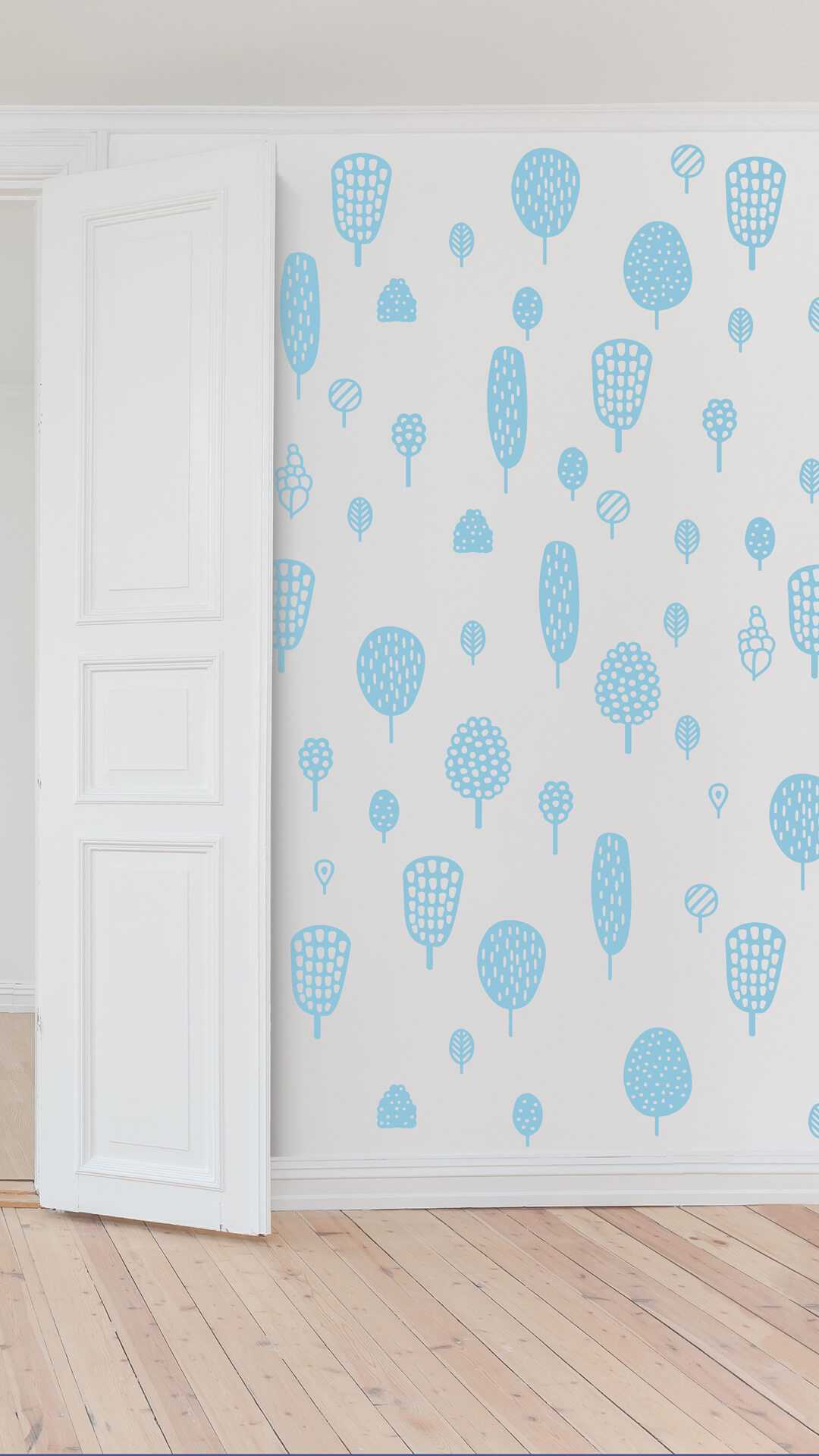 decoracion infantil moderna vinilos papel pintado