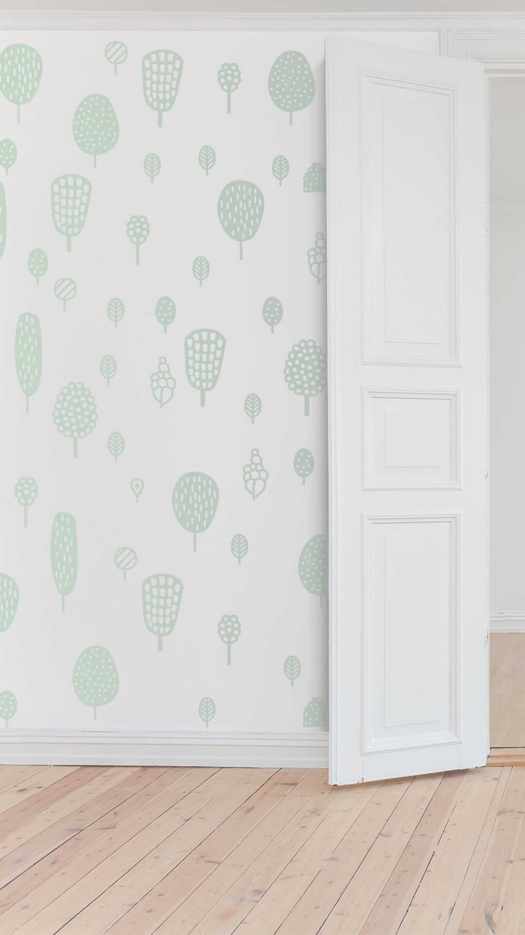 modern kids deco wallpaper