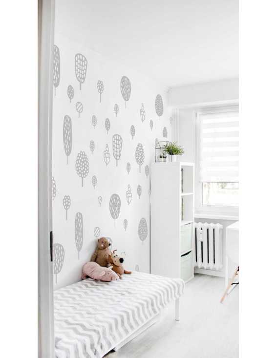 modern kids deco wallpaper