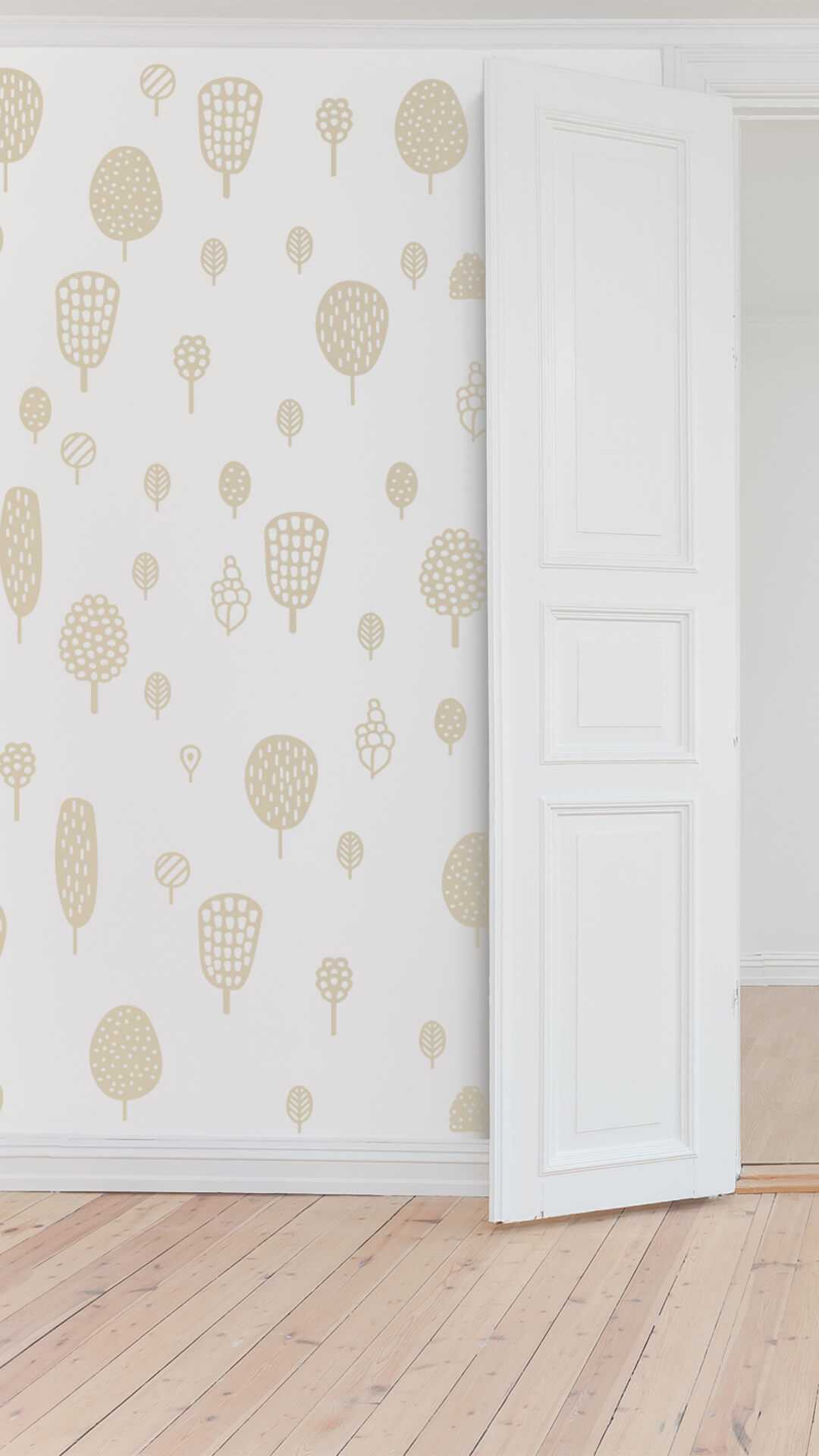 modern kids deco wallpaper