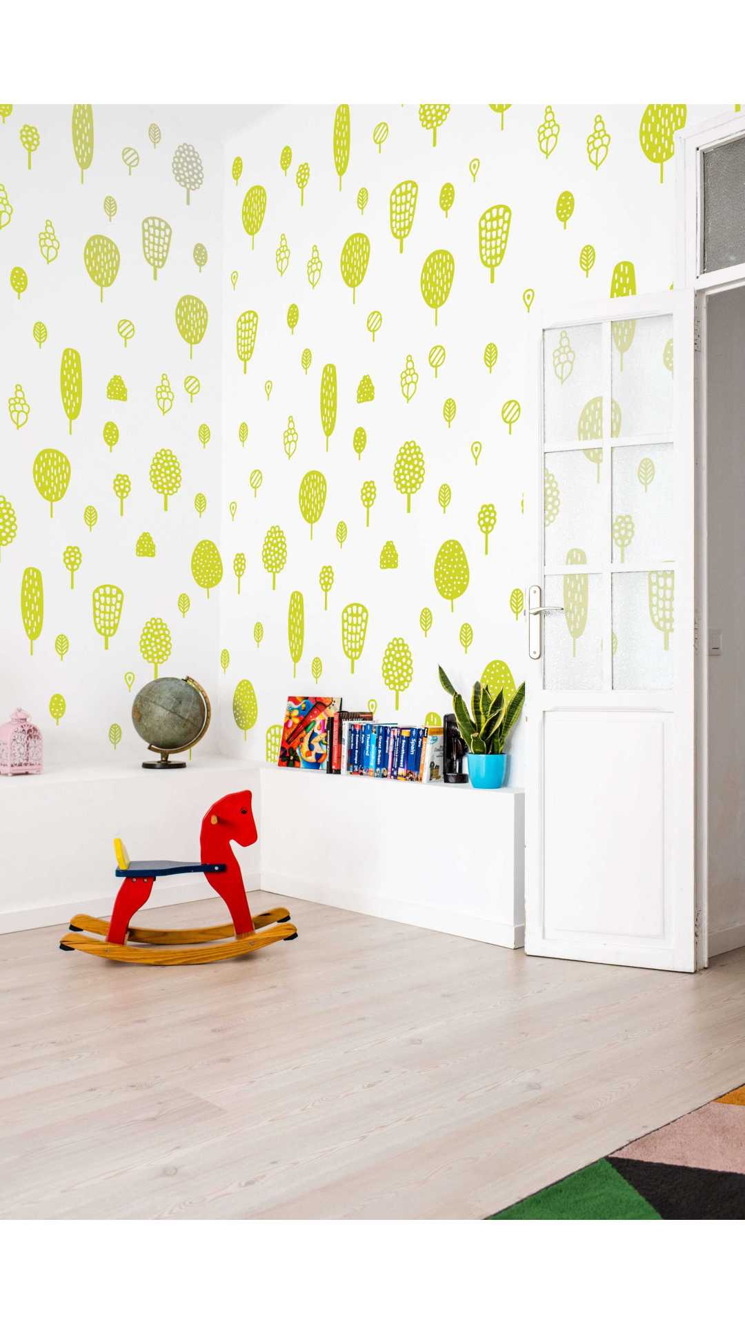 decoracion infantil moderna vinilos papel pintado