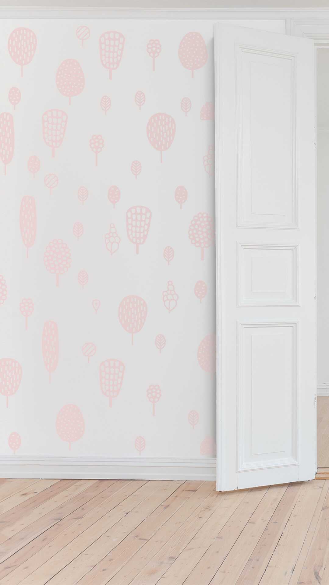 modern kids deco wallpaper