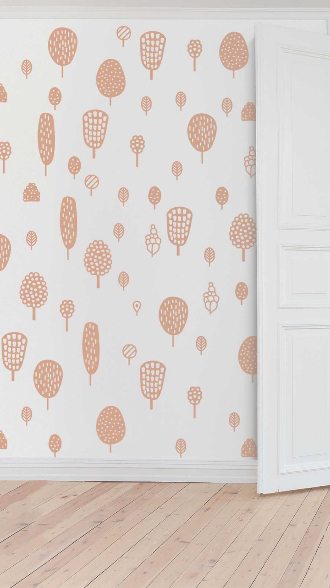 modern kids deco wallpaper