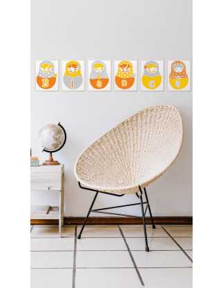 personalized wall art kids dolls 2