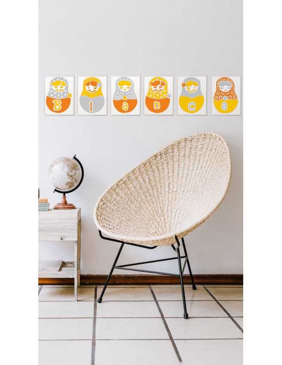 ilustracion infantil matrioskas