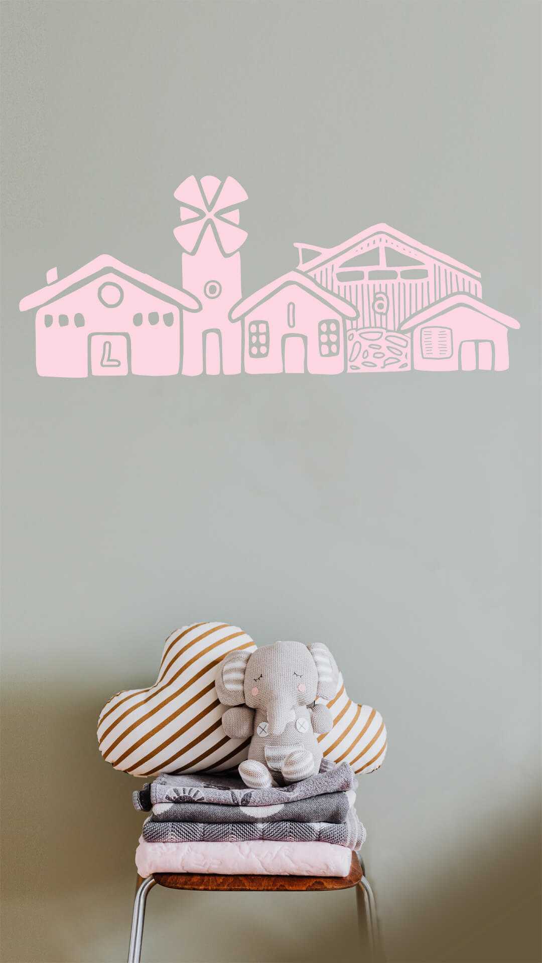 Personalized village decal