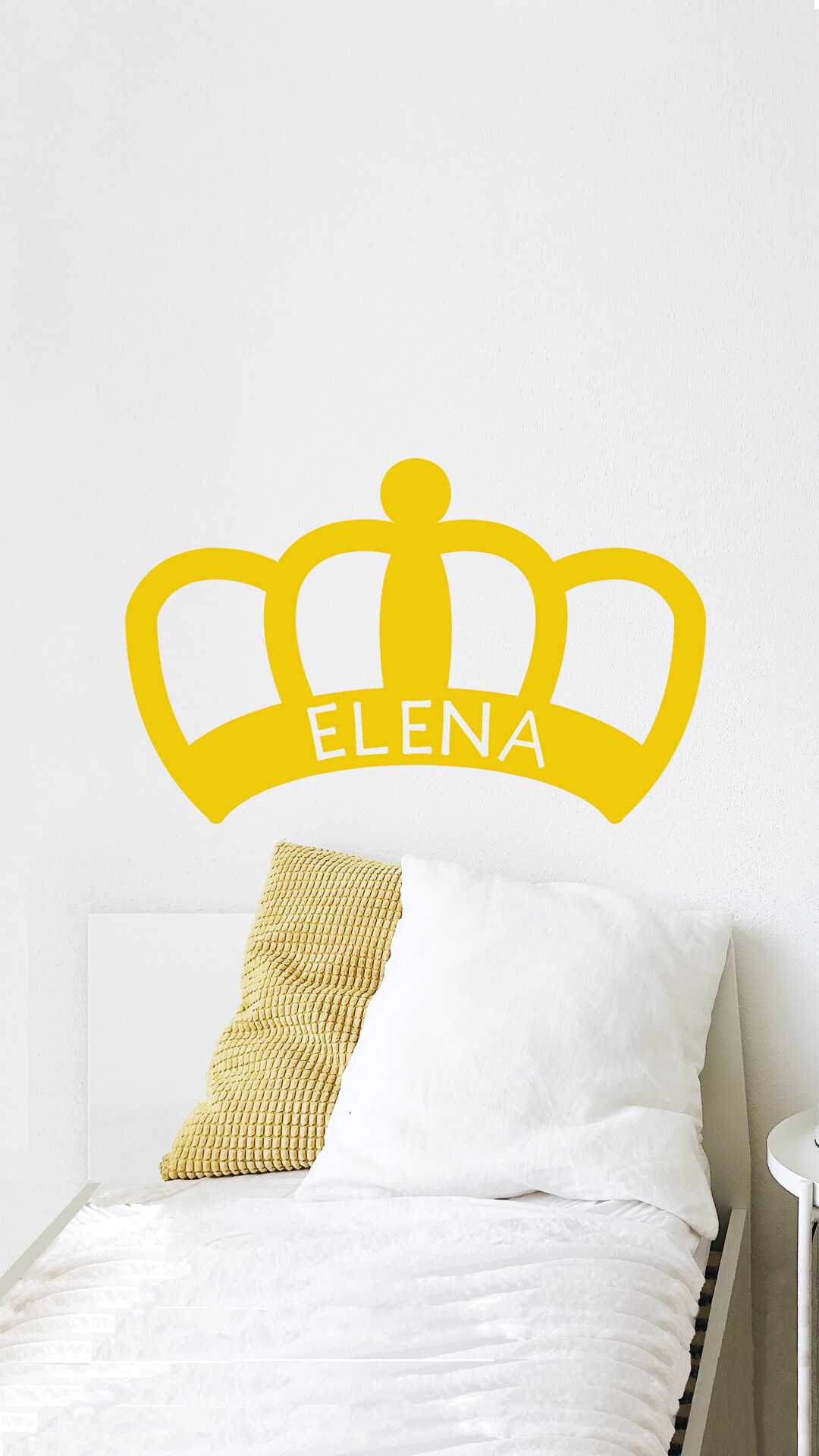 regalos para reina corona sticker grande