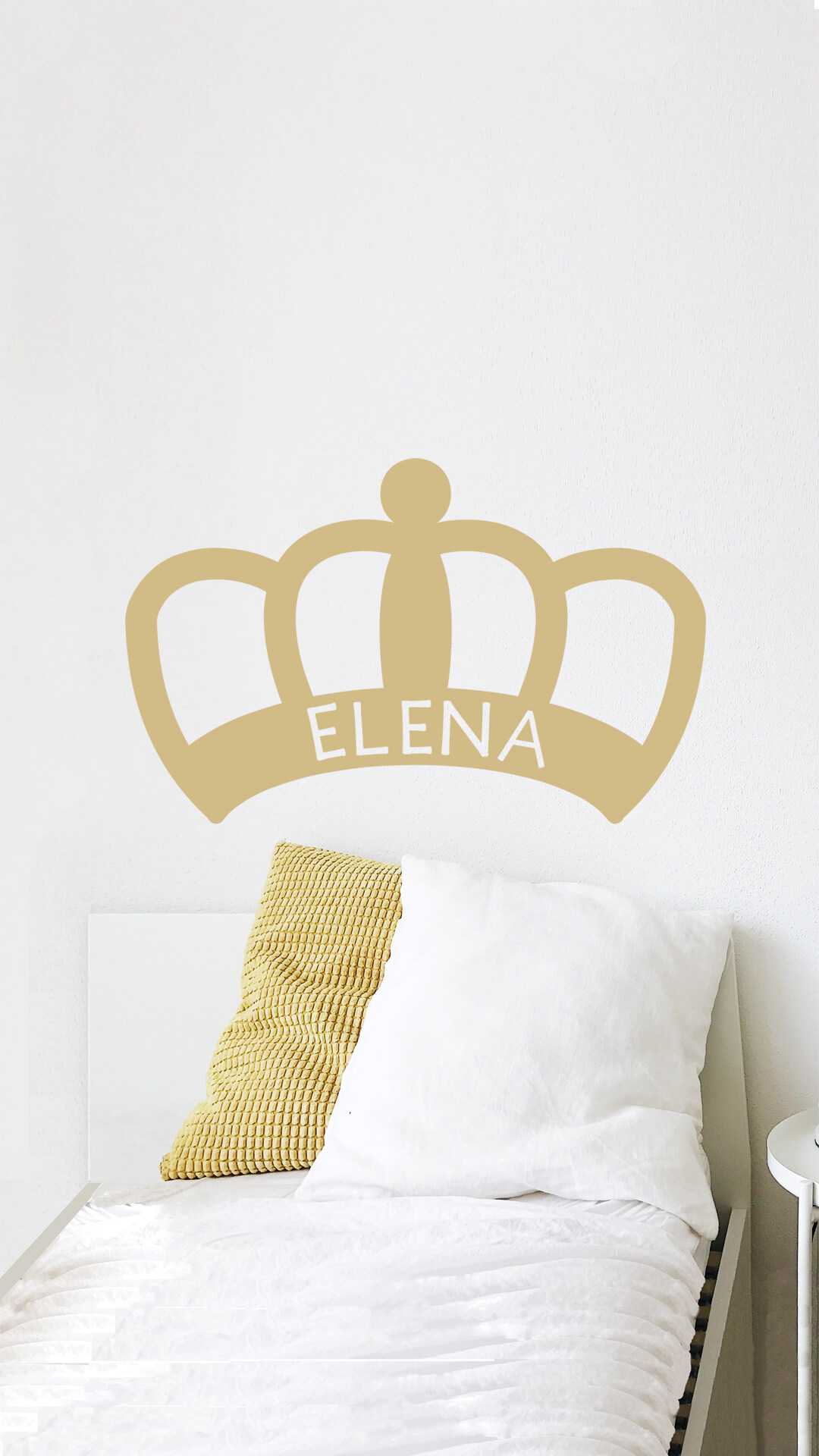 regalos para reina corona sticker grande