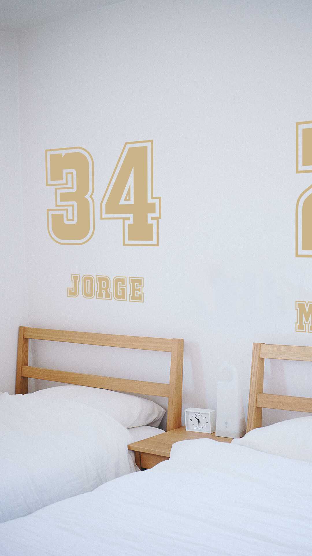 regalos unicos para deportistas numero deportes stickers personalizado