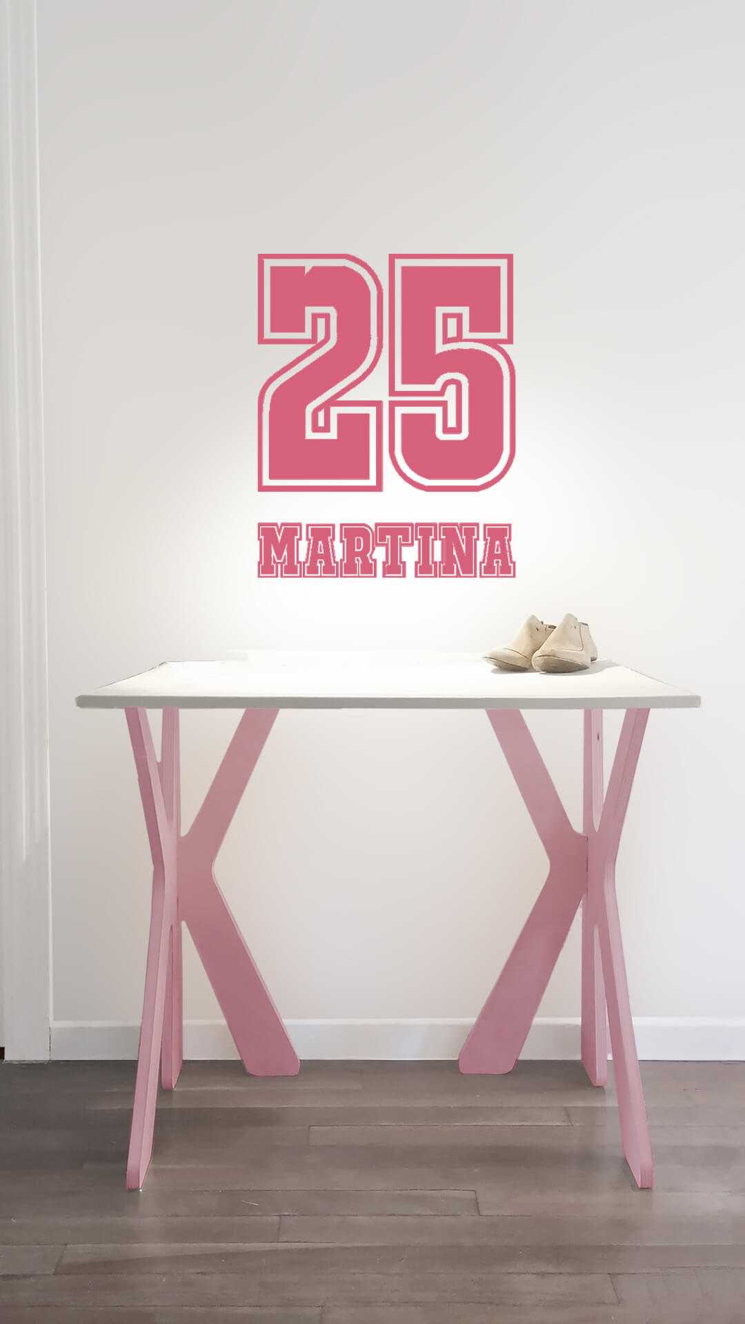 sport lovers gift,  sports number sticker with kid name