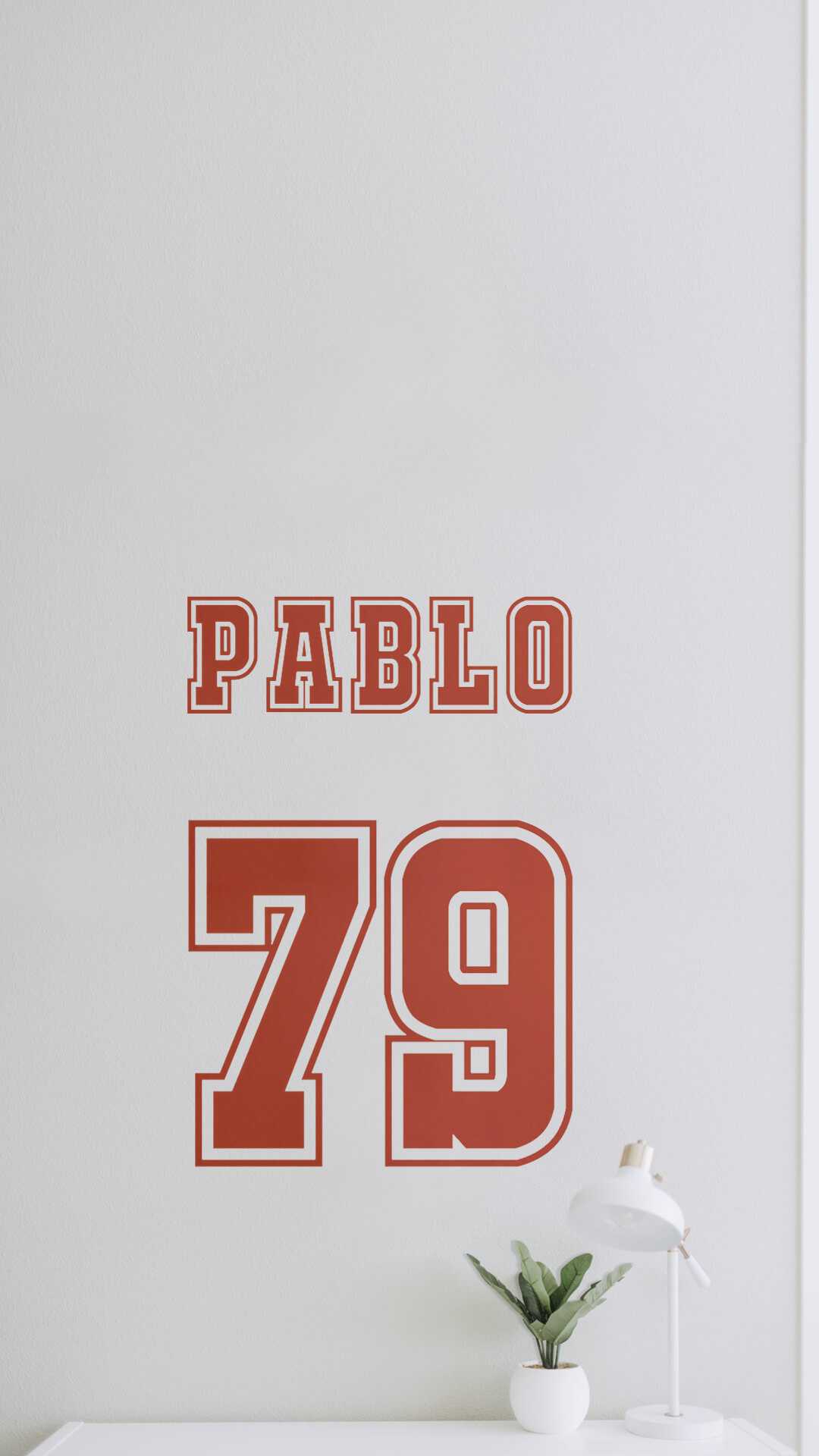 regalos unicos para deportistas numero deportes stickers personalizado