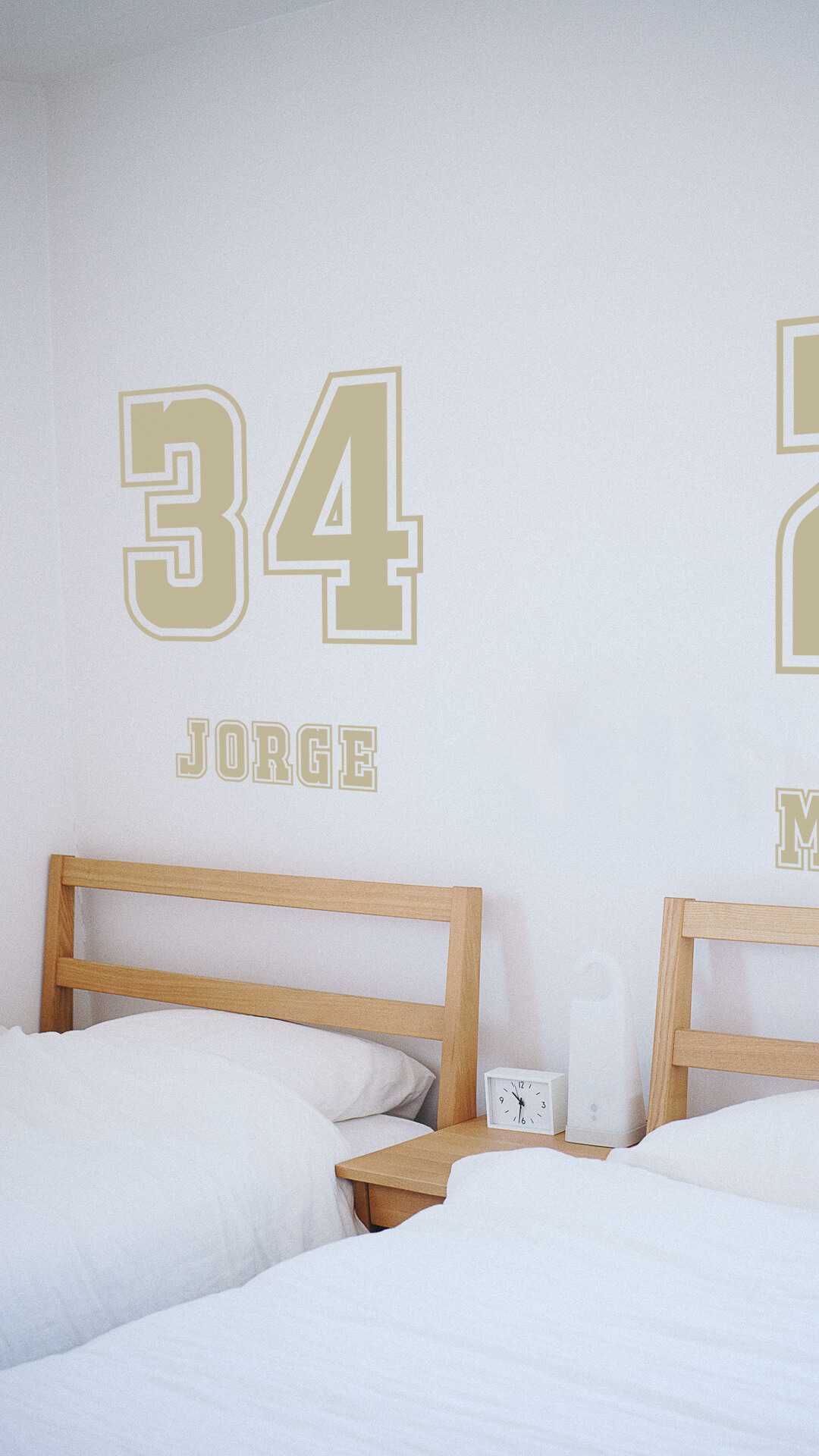 regalos unicos para deportistas numero deportes stickers personalizado