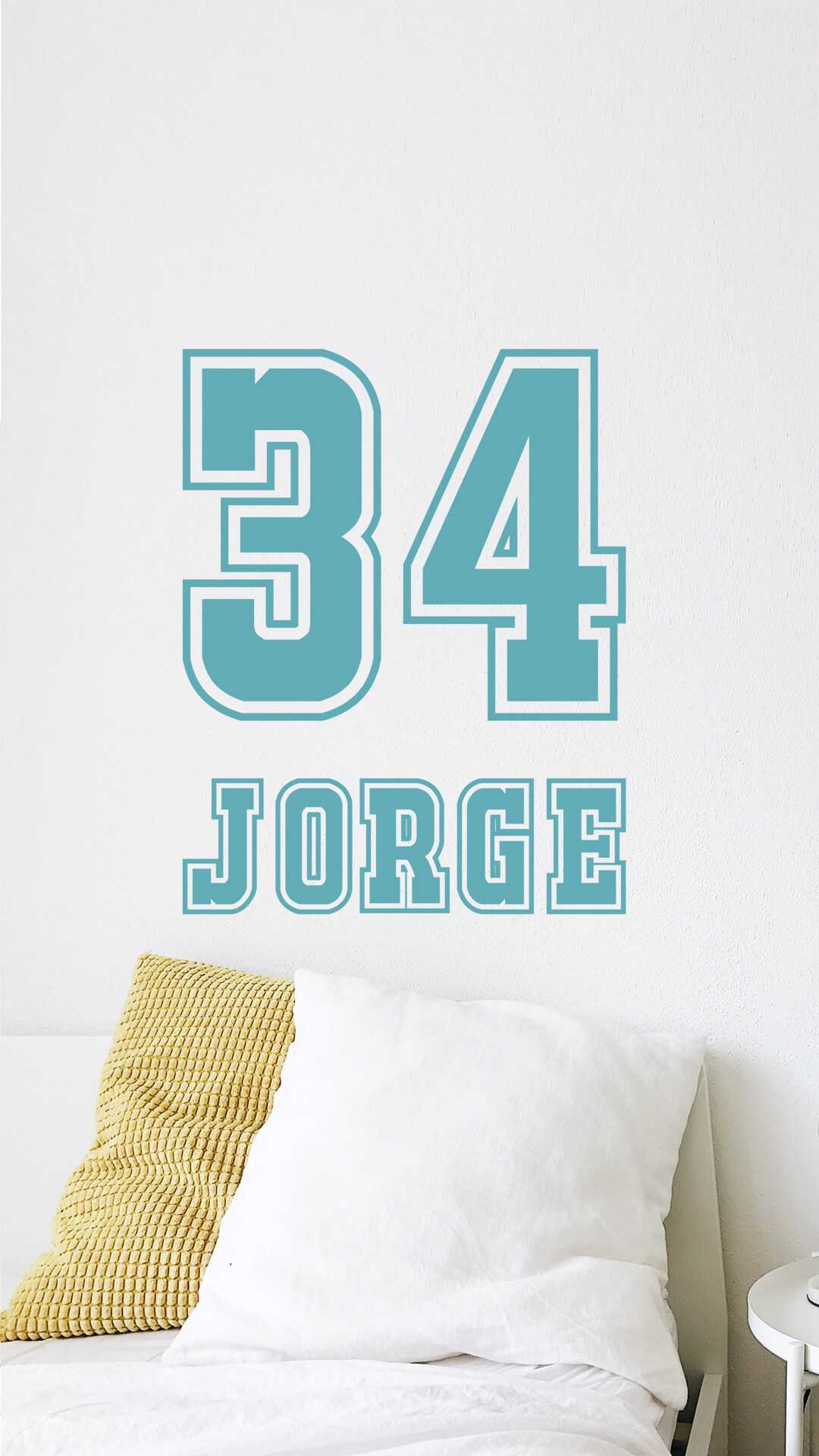 regalos unicos para deportistas numero deportes stickers personalizado