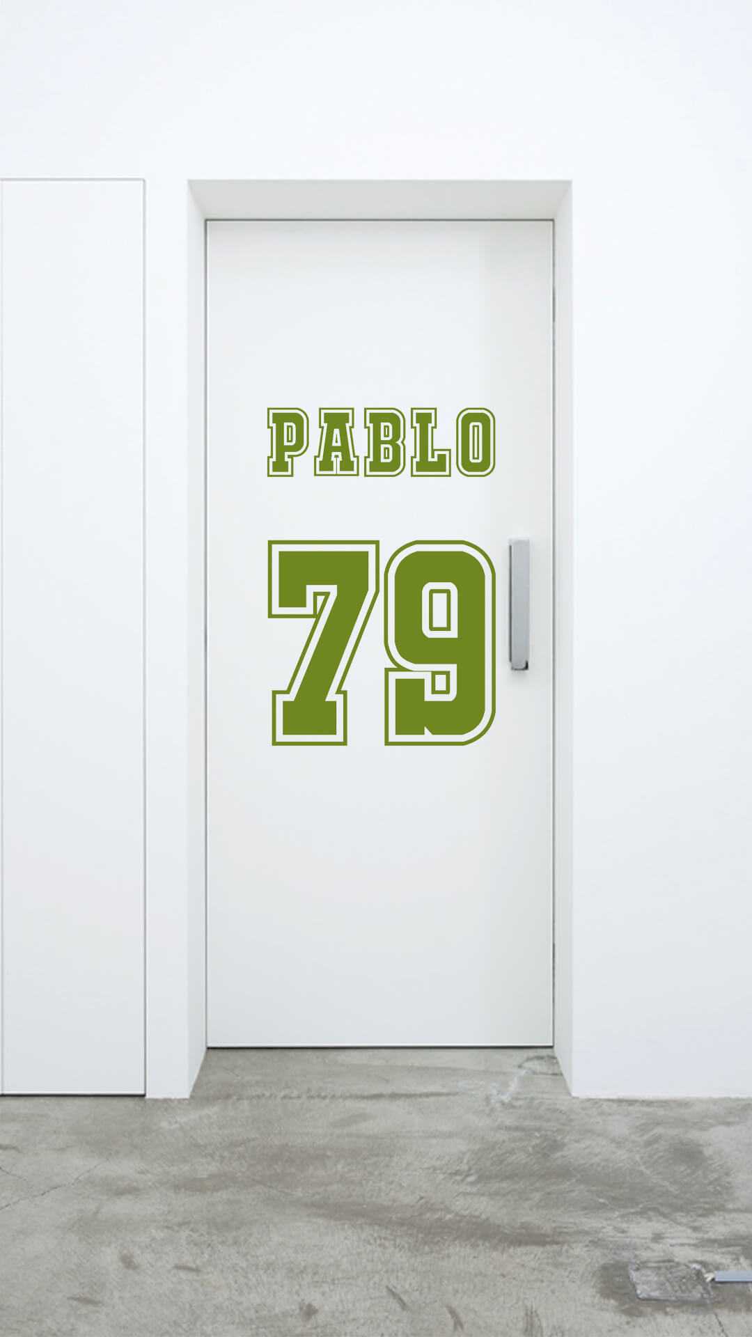 regalos unicos para deportistas numero deportes stickers personalizado