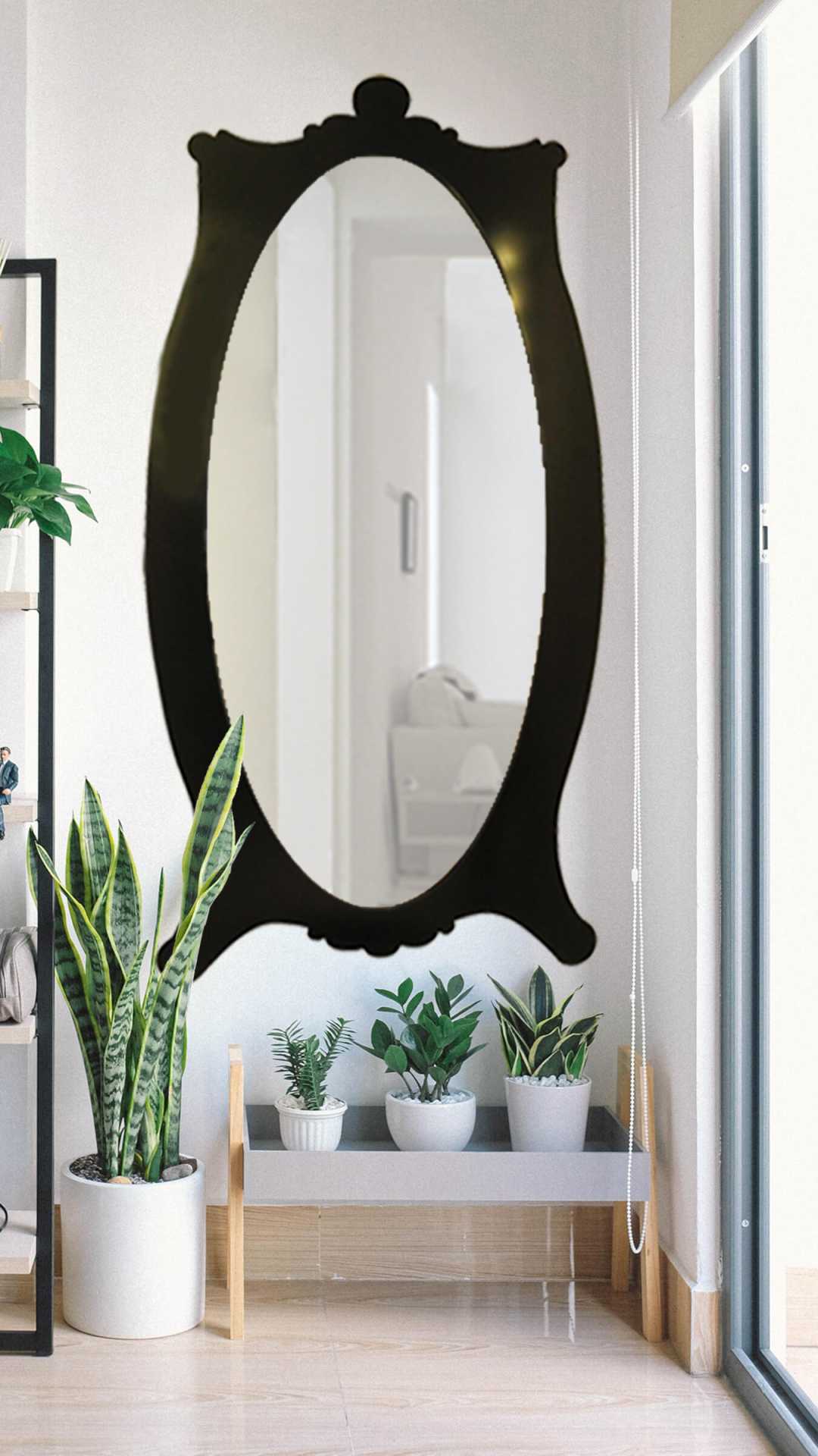 big mirror  for a bigger room impression