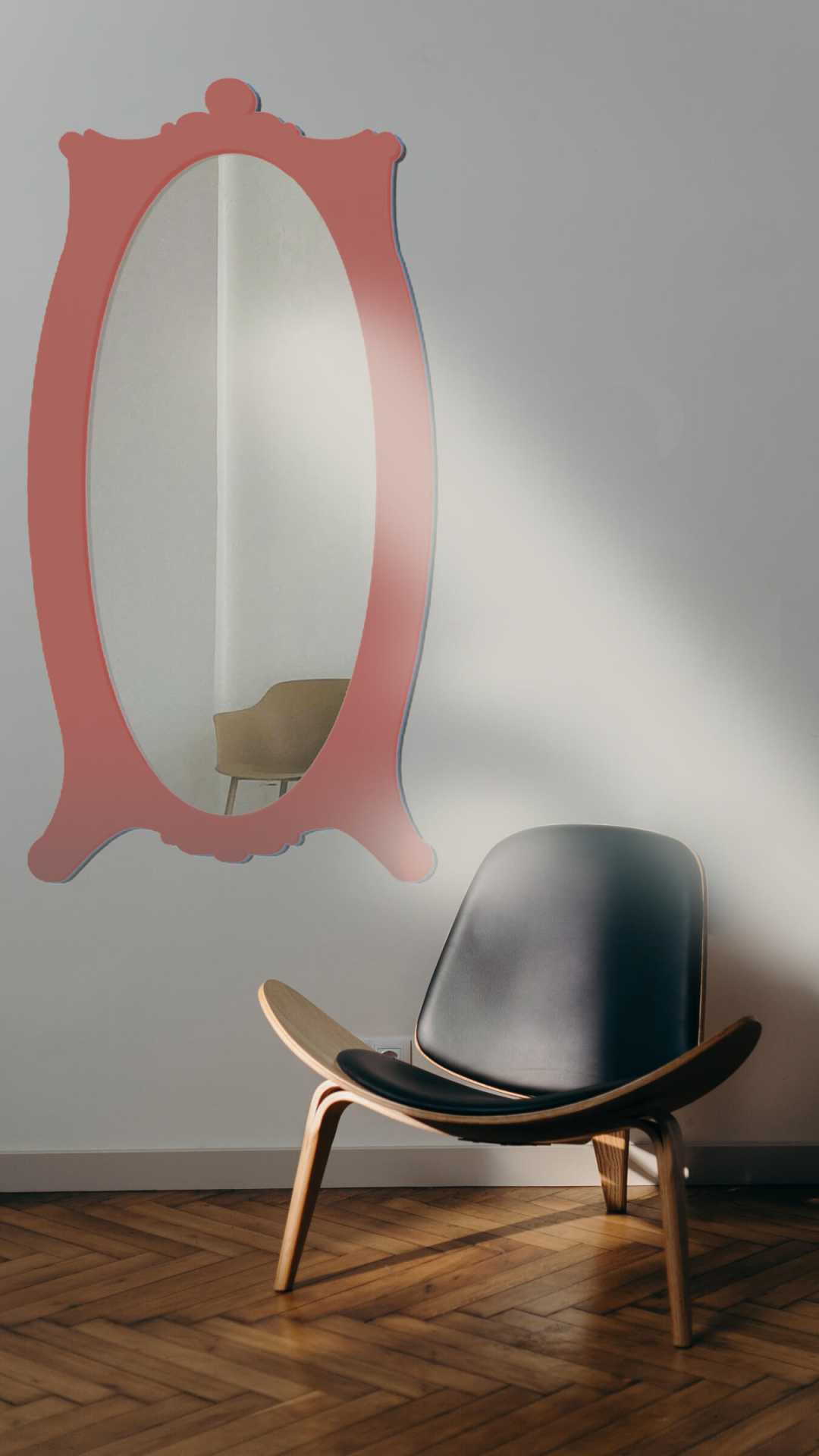 big mirror  for a bigger room impression