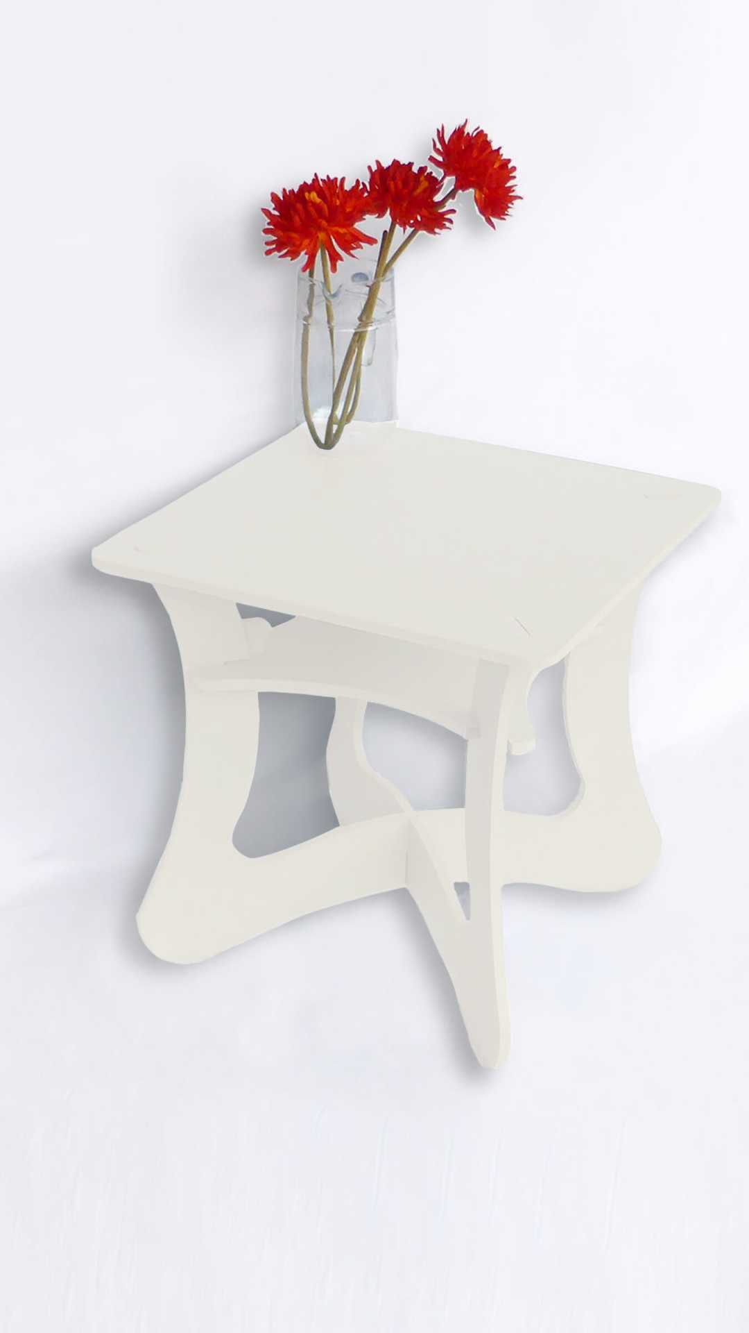 retro diy side table