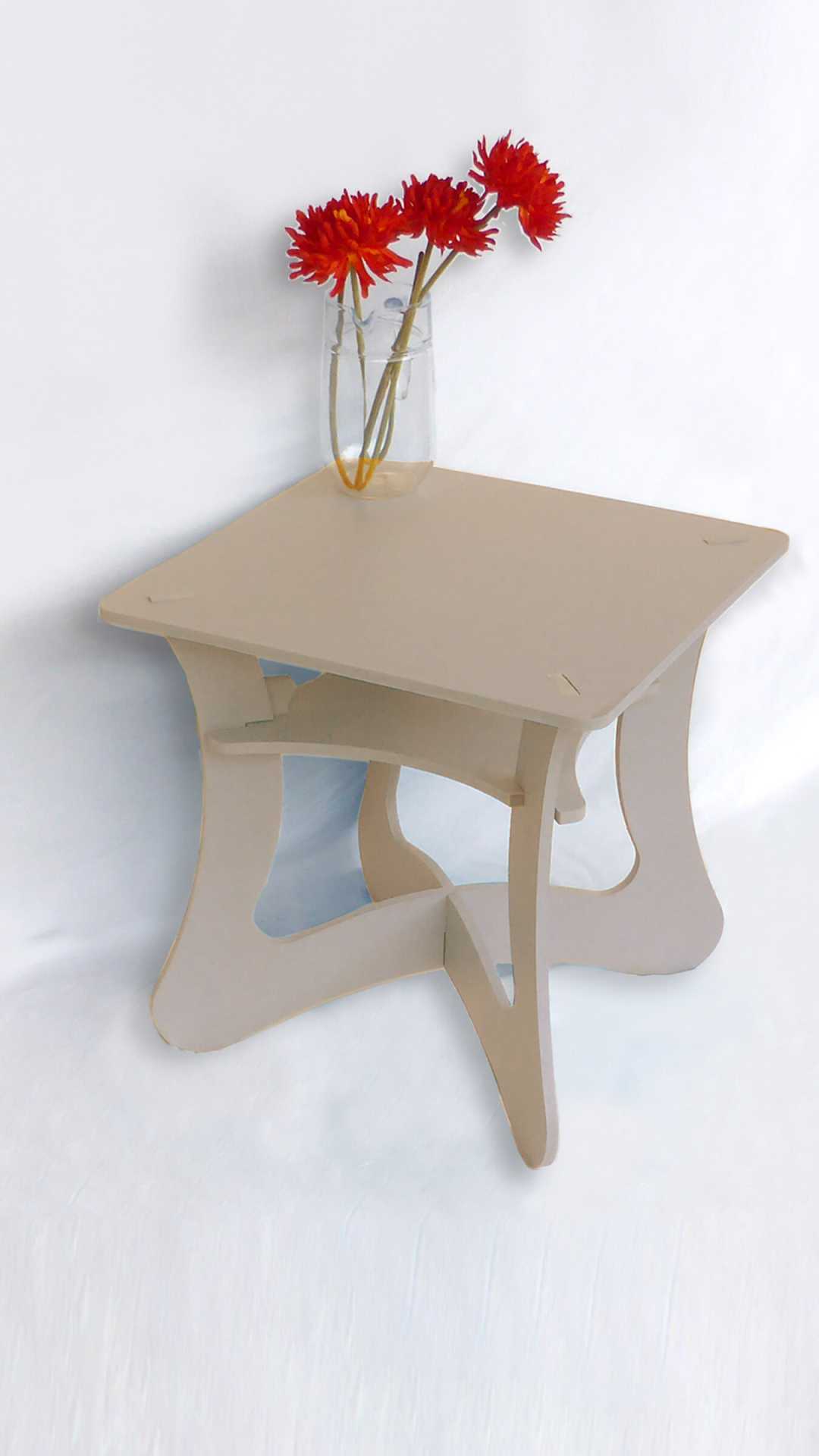 retro diy side table