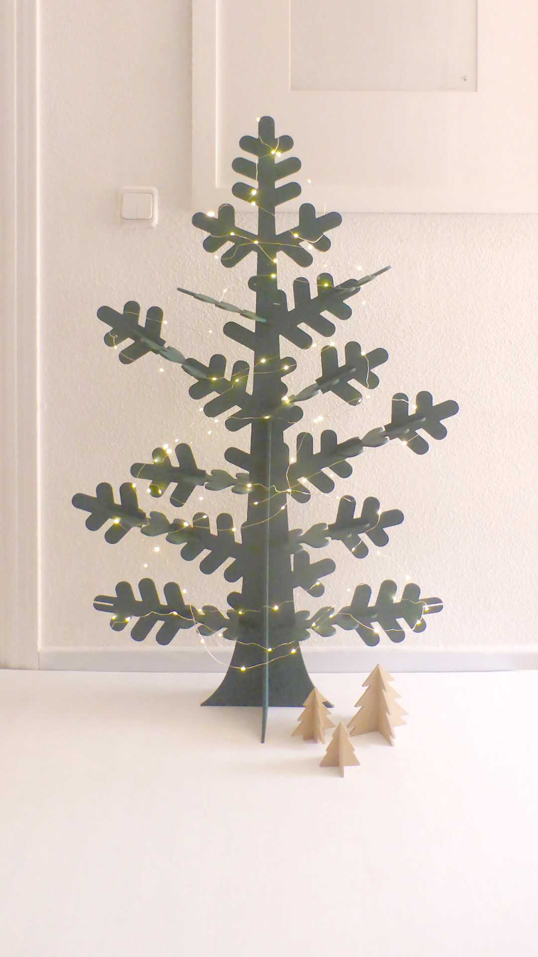arbol de navidad madera