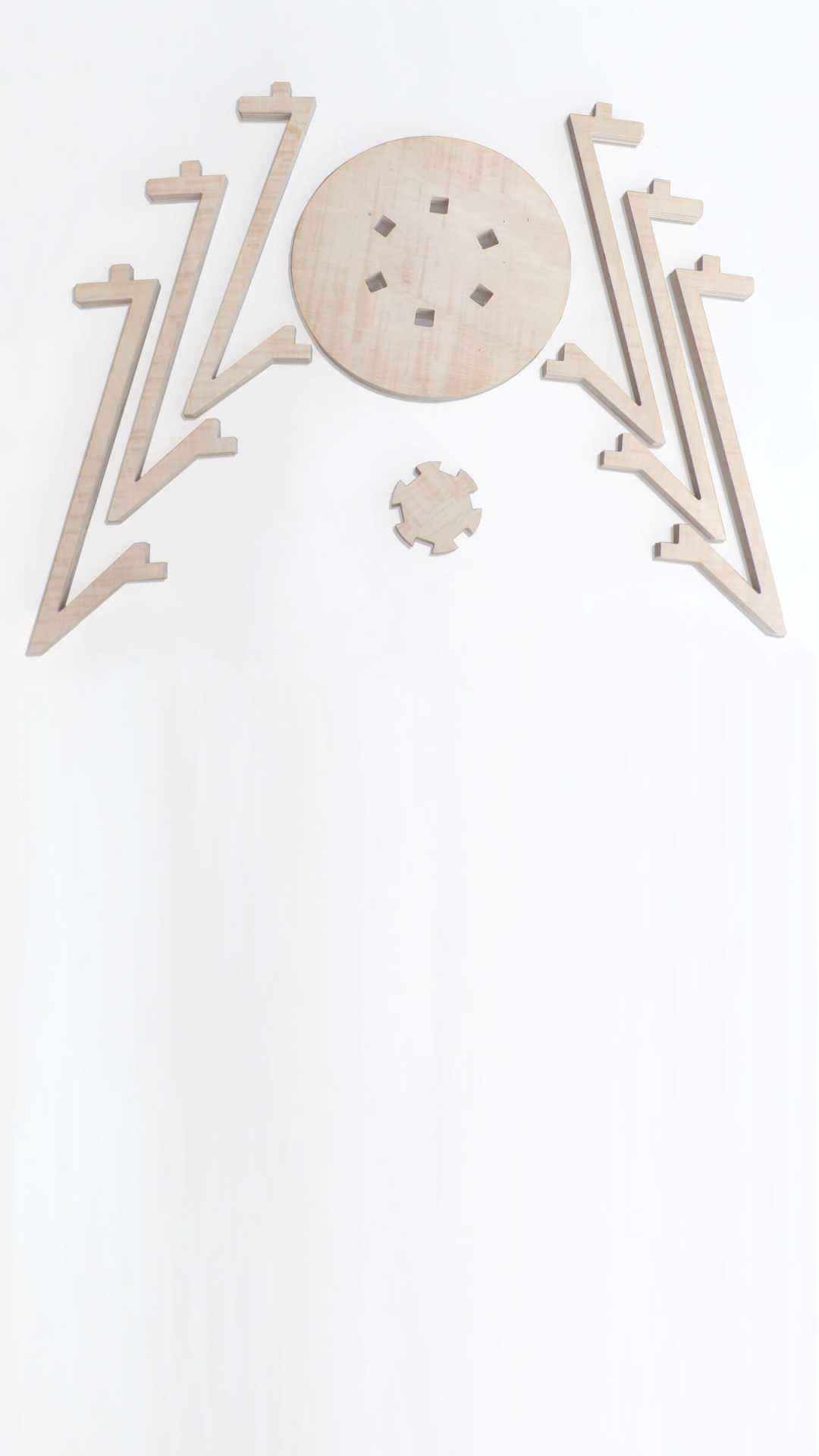 diy mesa auxiliar madera moderna