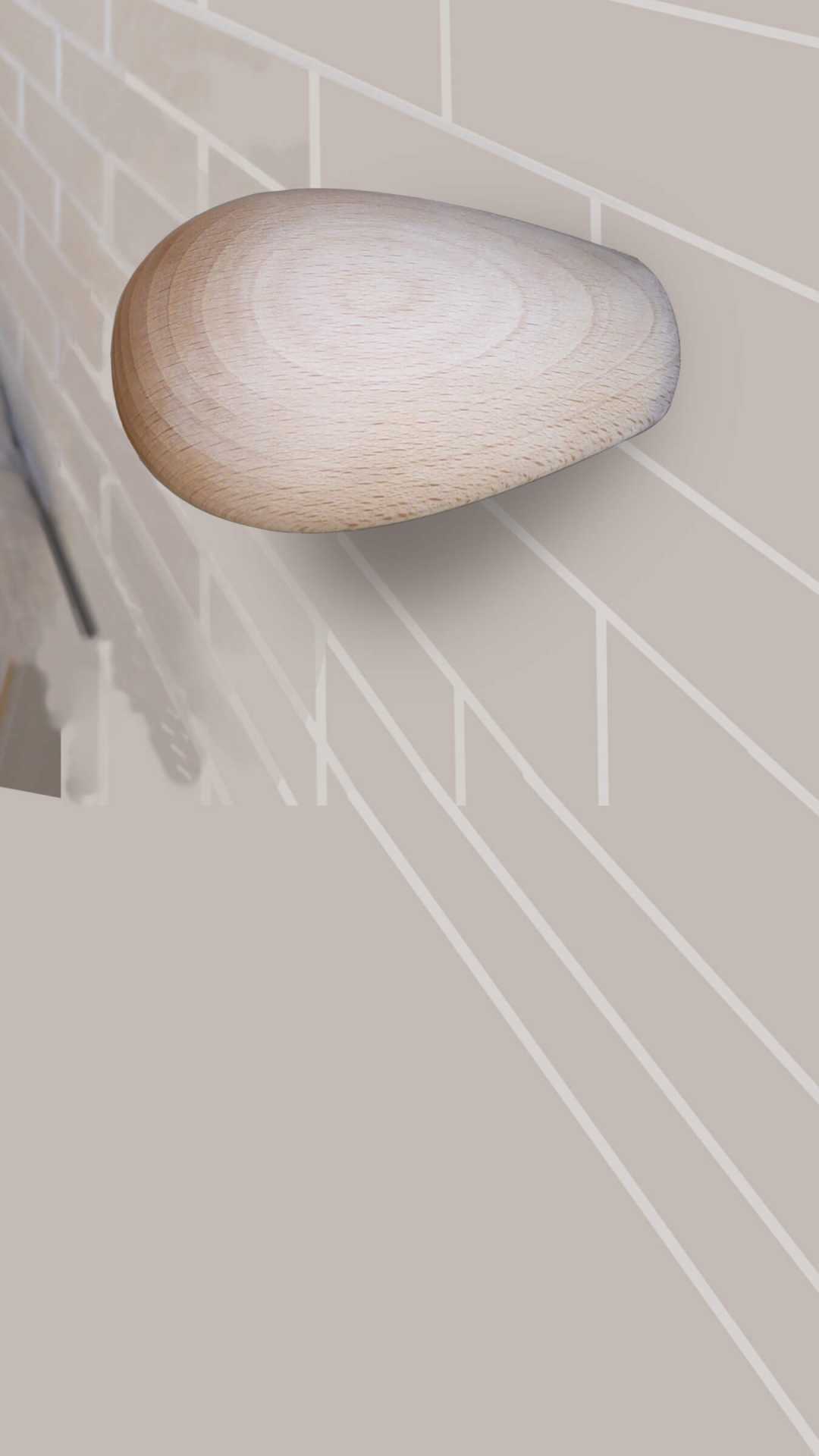 solid wood hanger big nose shape