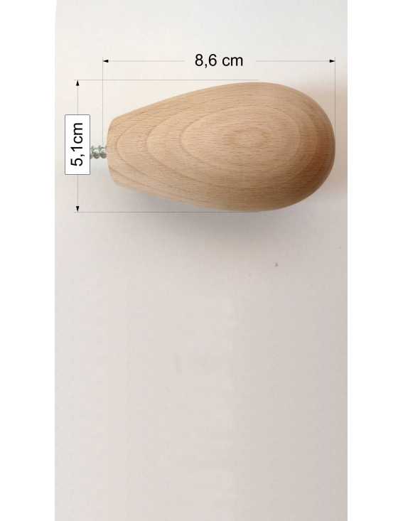 solid wood hanger big nose shape