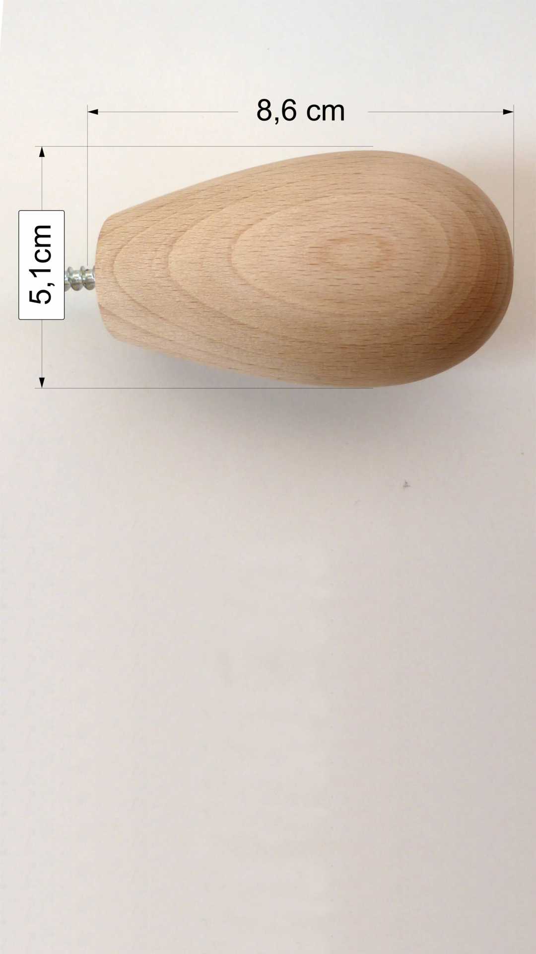 solid wood hanger big nose shape