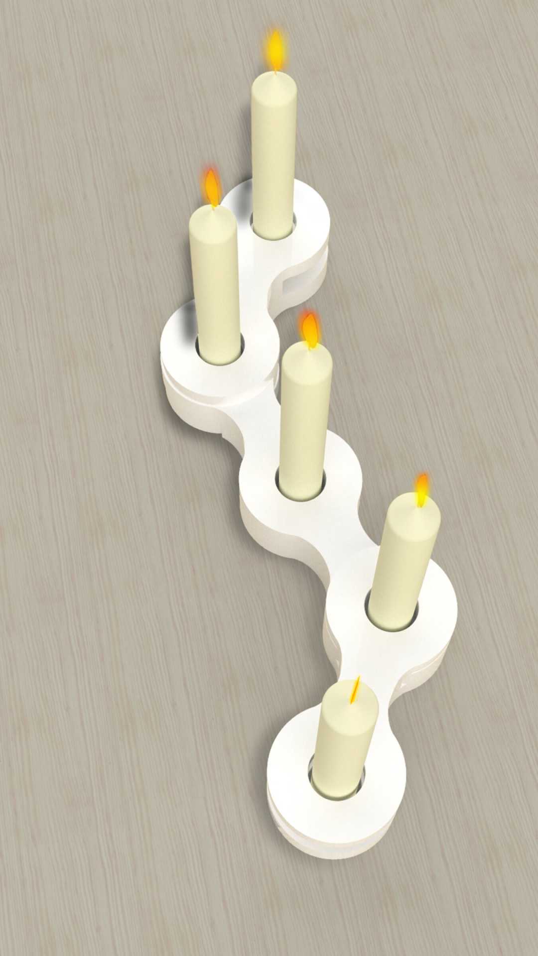 centro de mesa candelabro para mesas largas