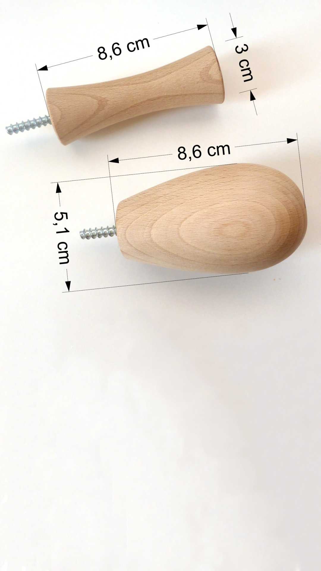 solid wood hangers set